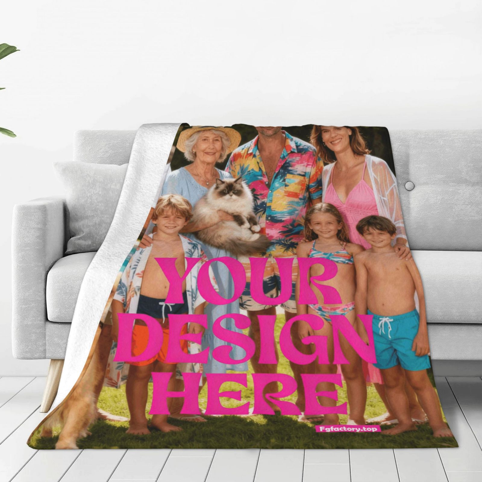 Custom Photo Blanket