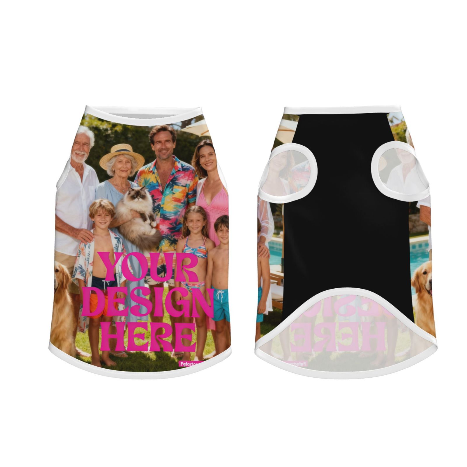 Custom Printed Dog Vest