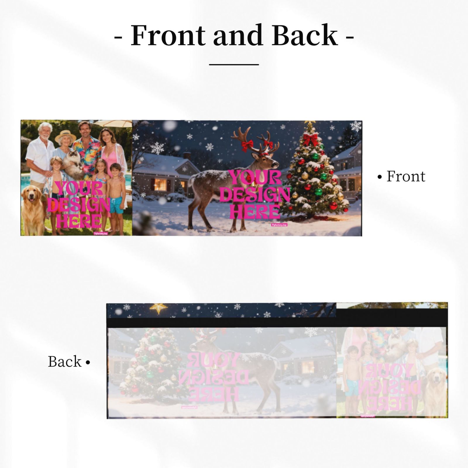 Custom Photo Window Valance