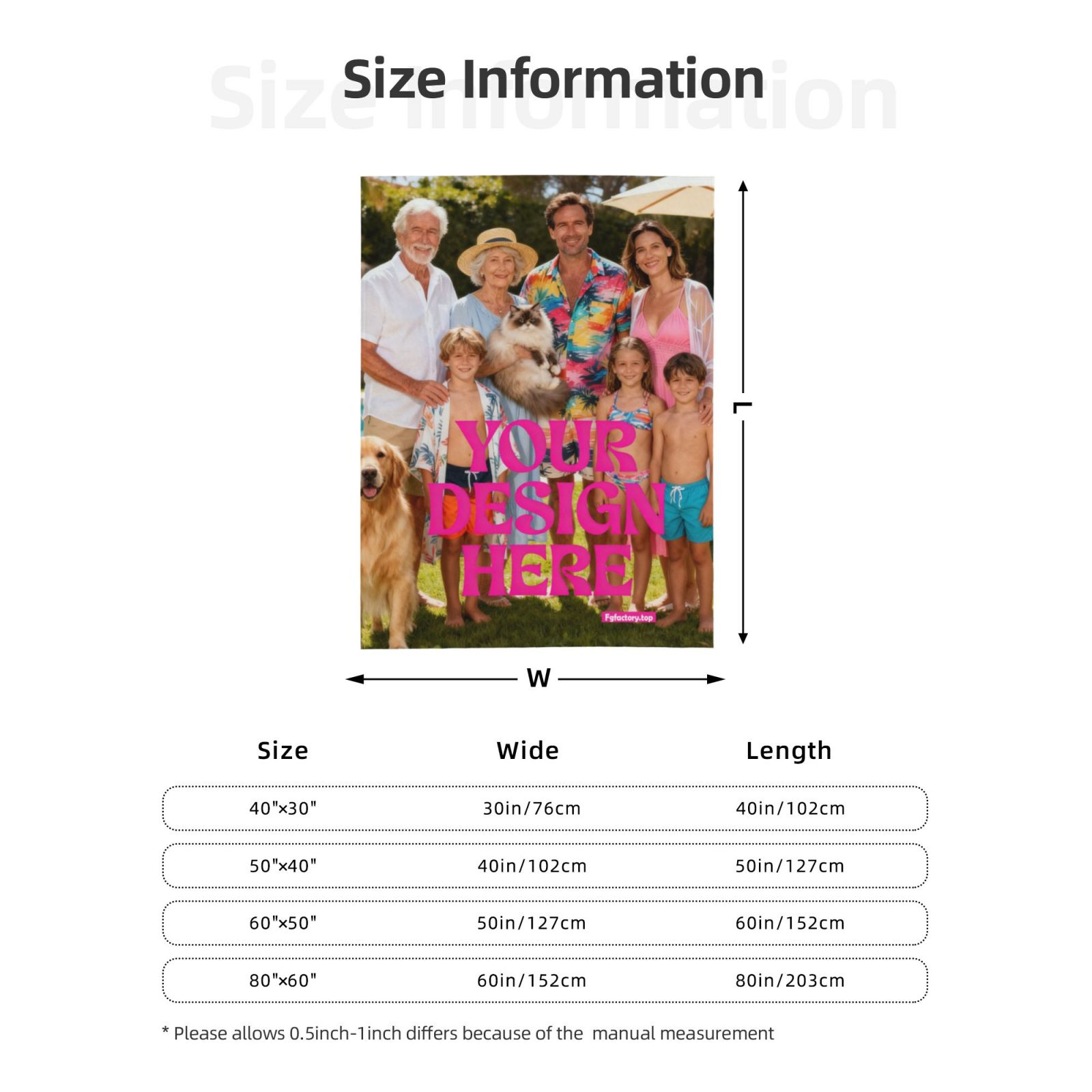 Personalized Photo Blanket