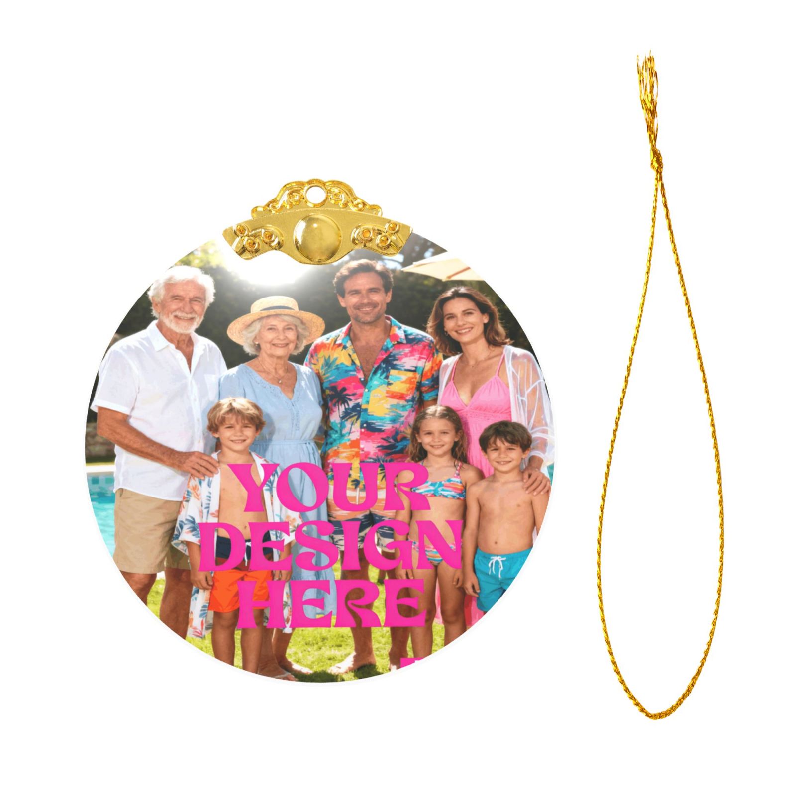 Custom Photo Ornament