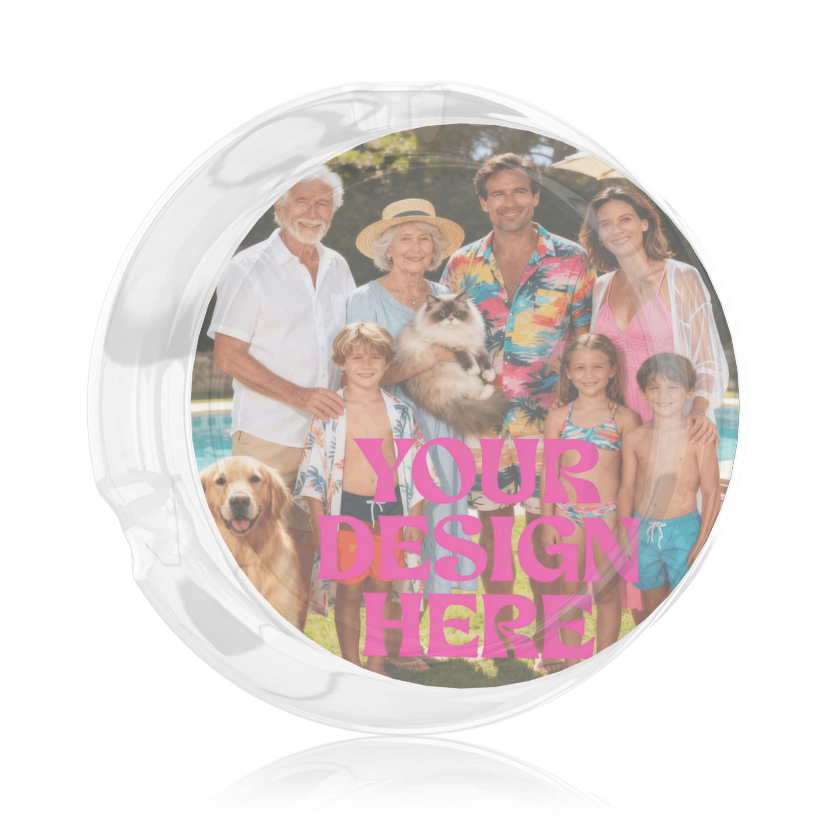 Custom Photo Ashtray