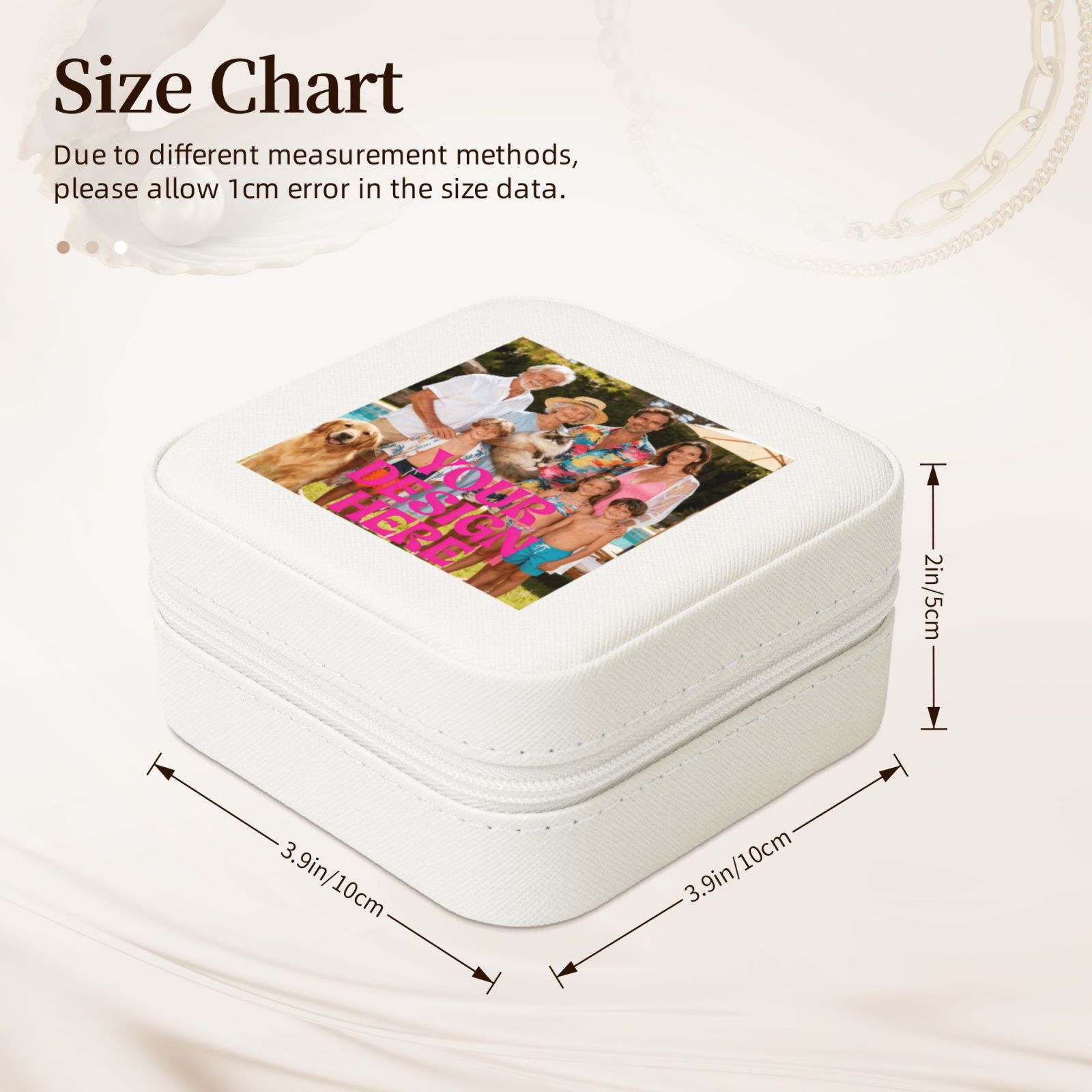 Customizable Travel Jewelry Box