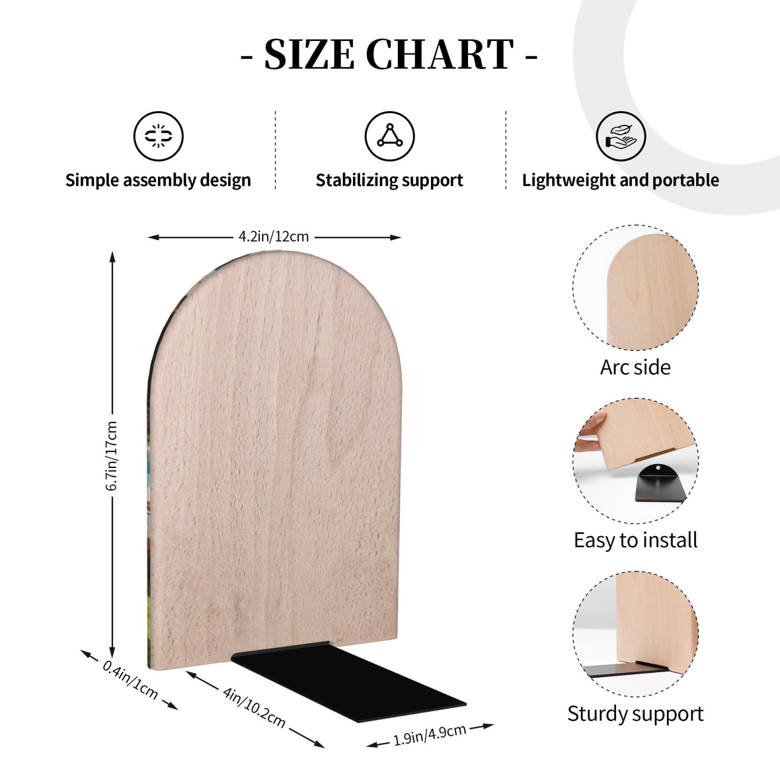 Custom Arch Shaped Photo Plaque
