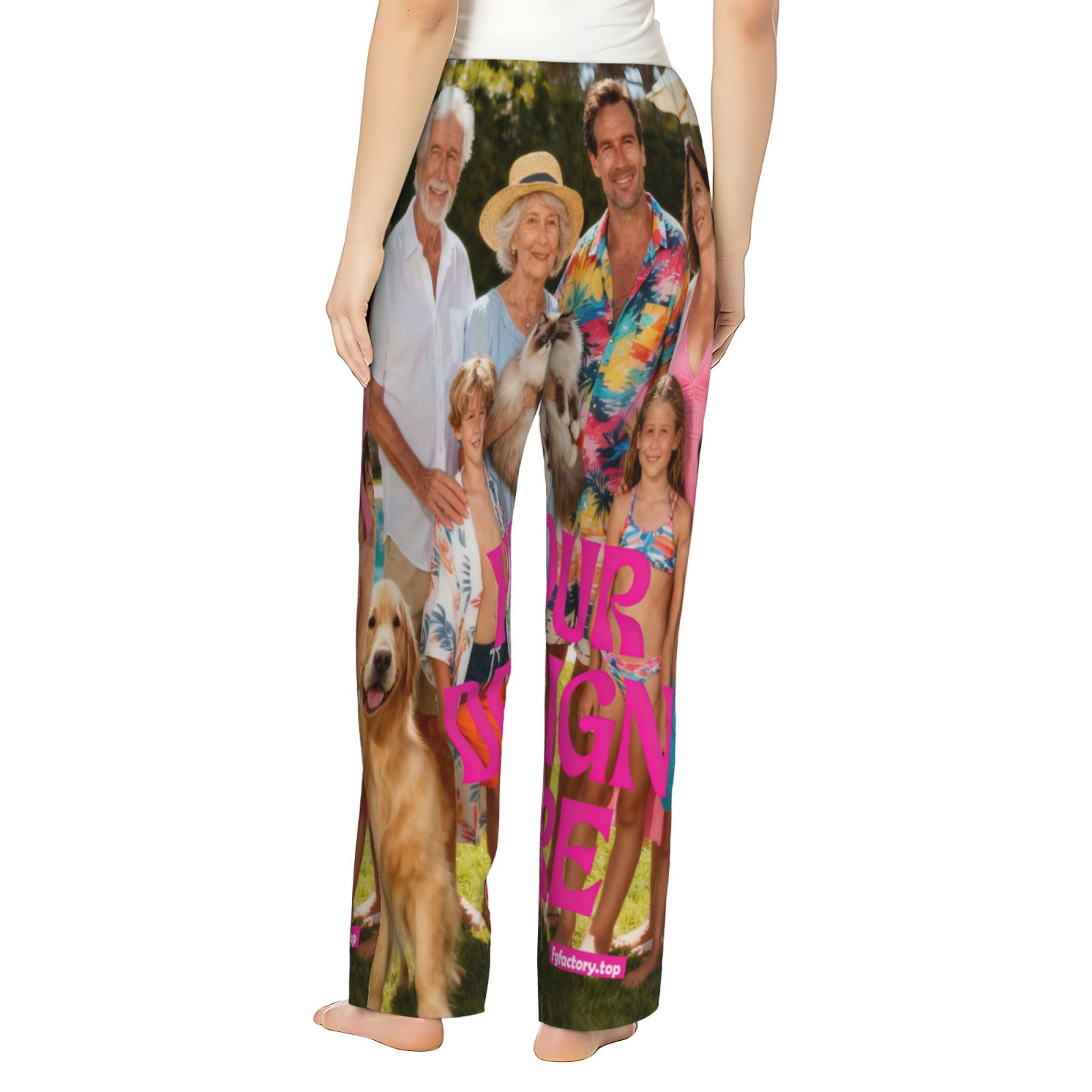 Custom Photo Print Pajama Pants