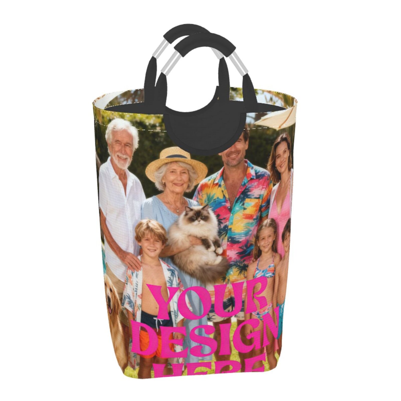 Custom Printed Laundry Basket