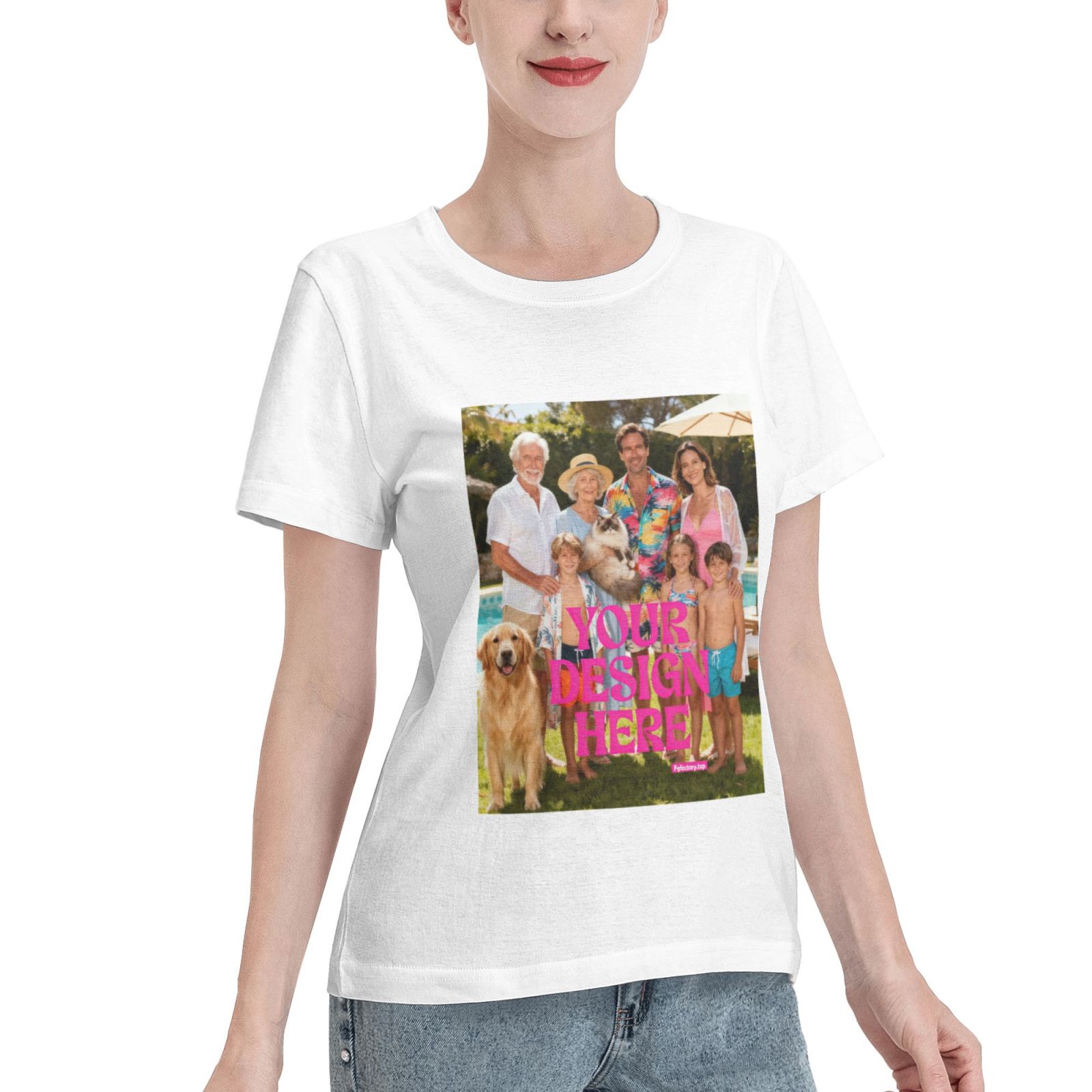 Custom Photo Print T-Shirt