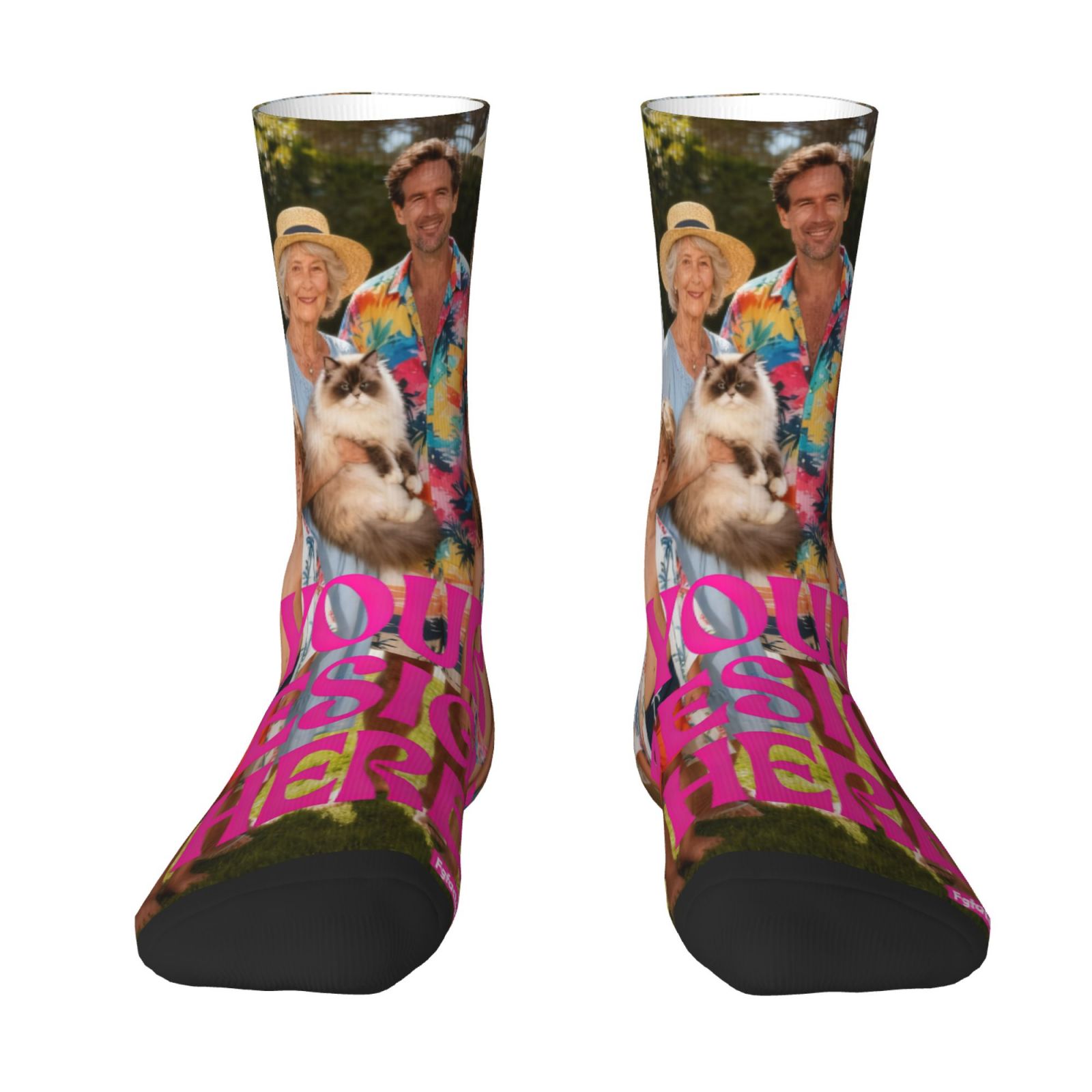 Custom Photo Socks 2pcs