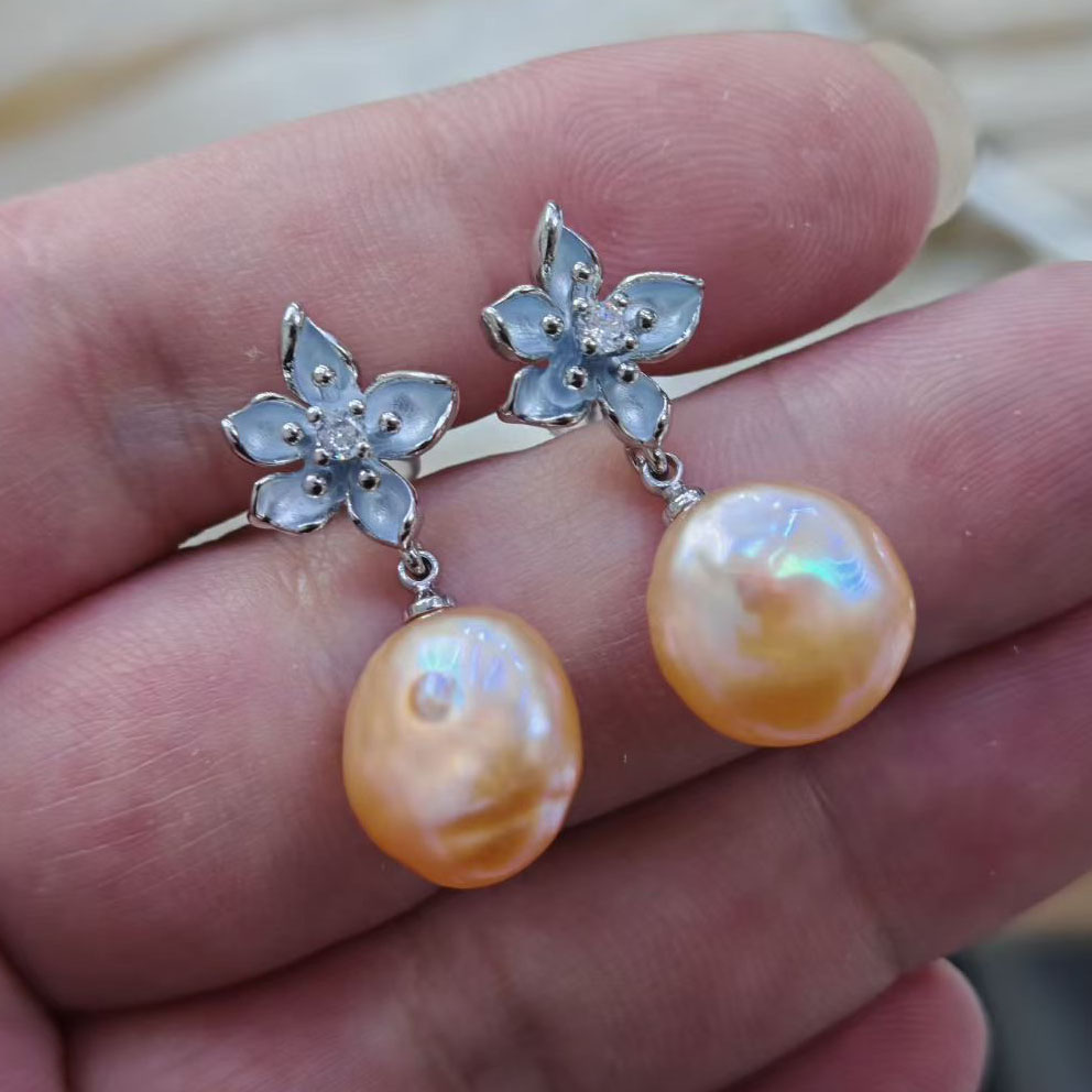 Baroque Pearl Drop Earrings