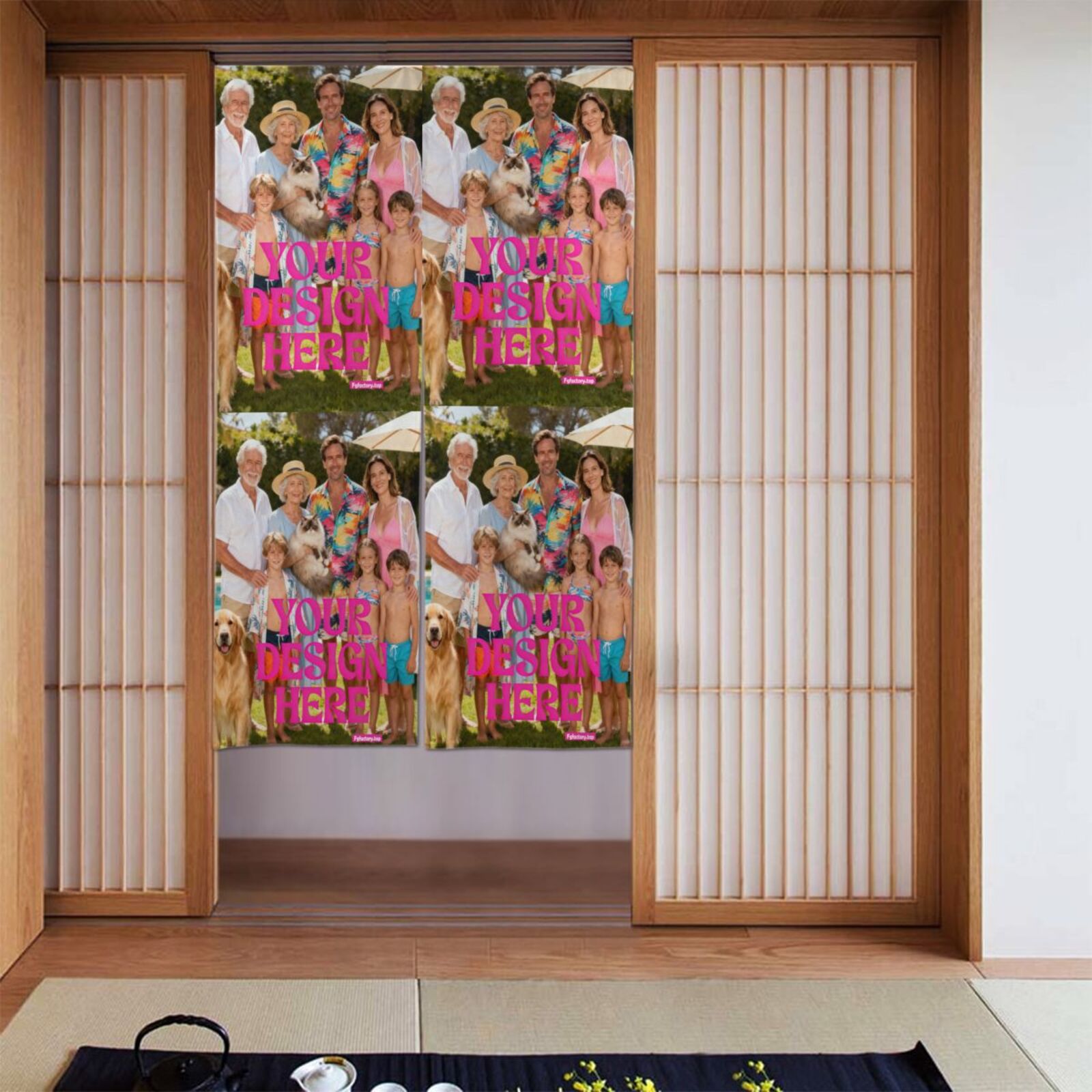 Custom Photo Poster door cloth