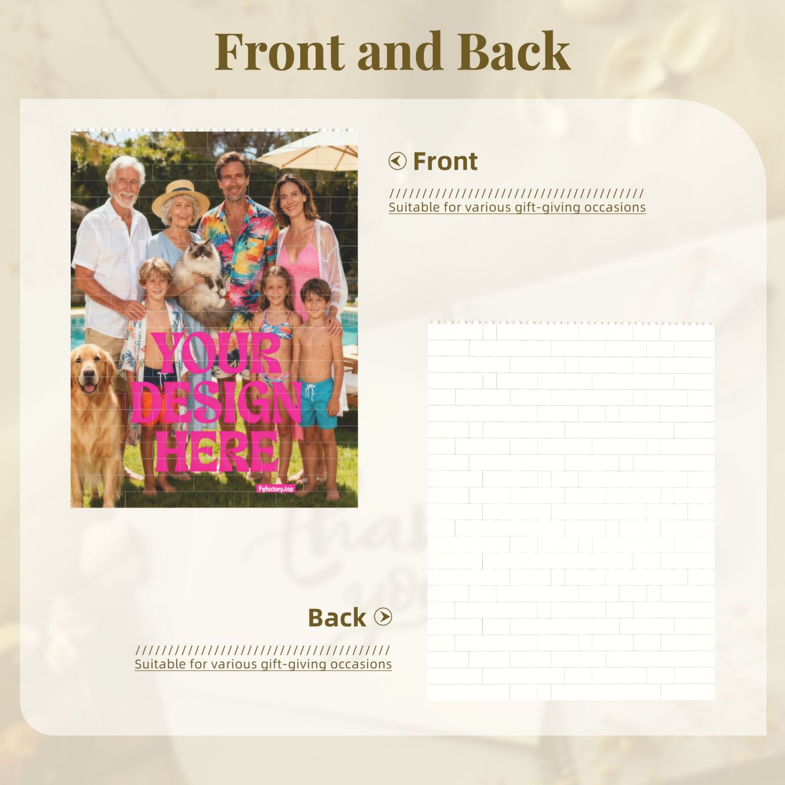 Custom Photo Tabletop Plaque