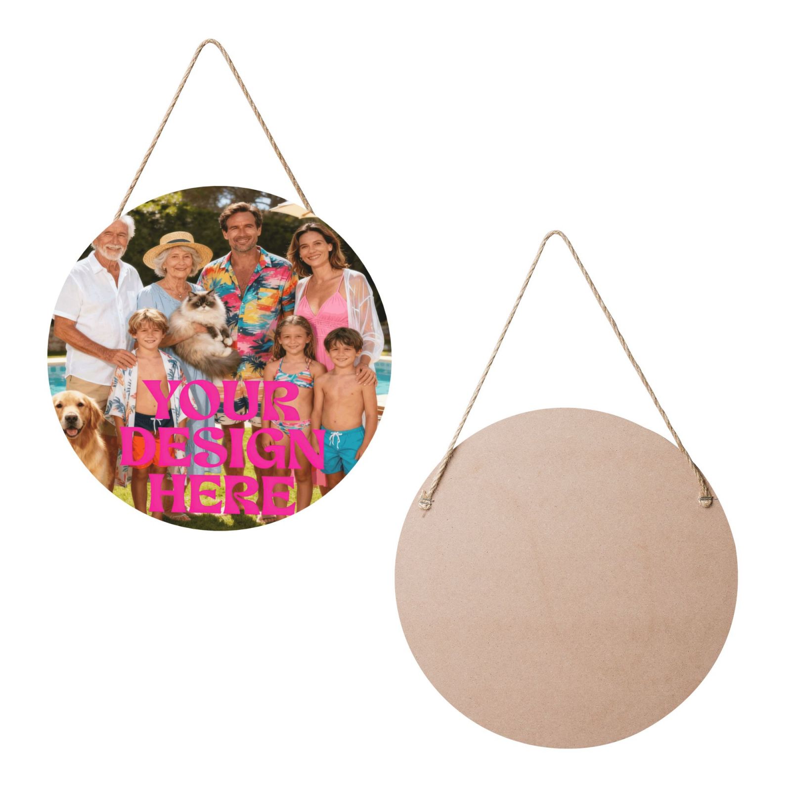 Custom Photo Door Sign