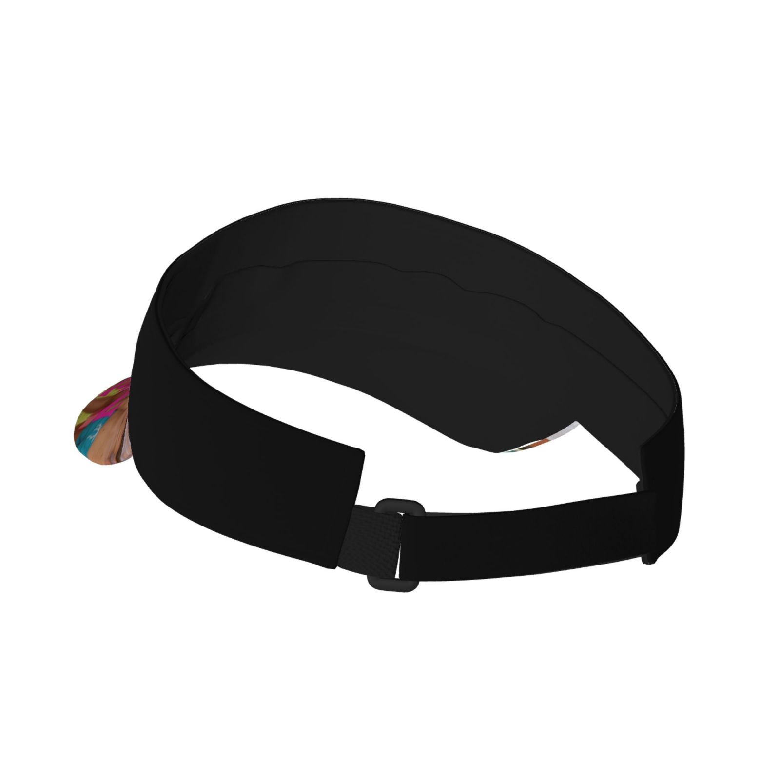 Custom Black Sports Visor