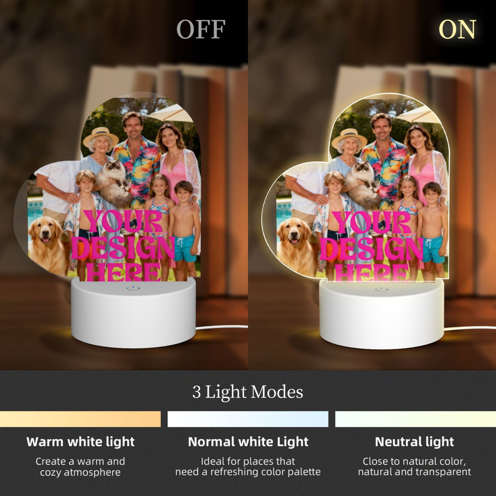 Custom Photo LED Night Light