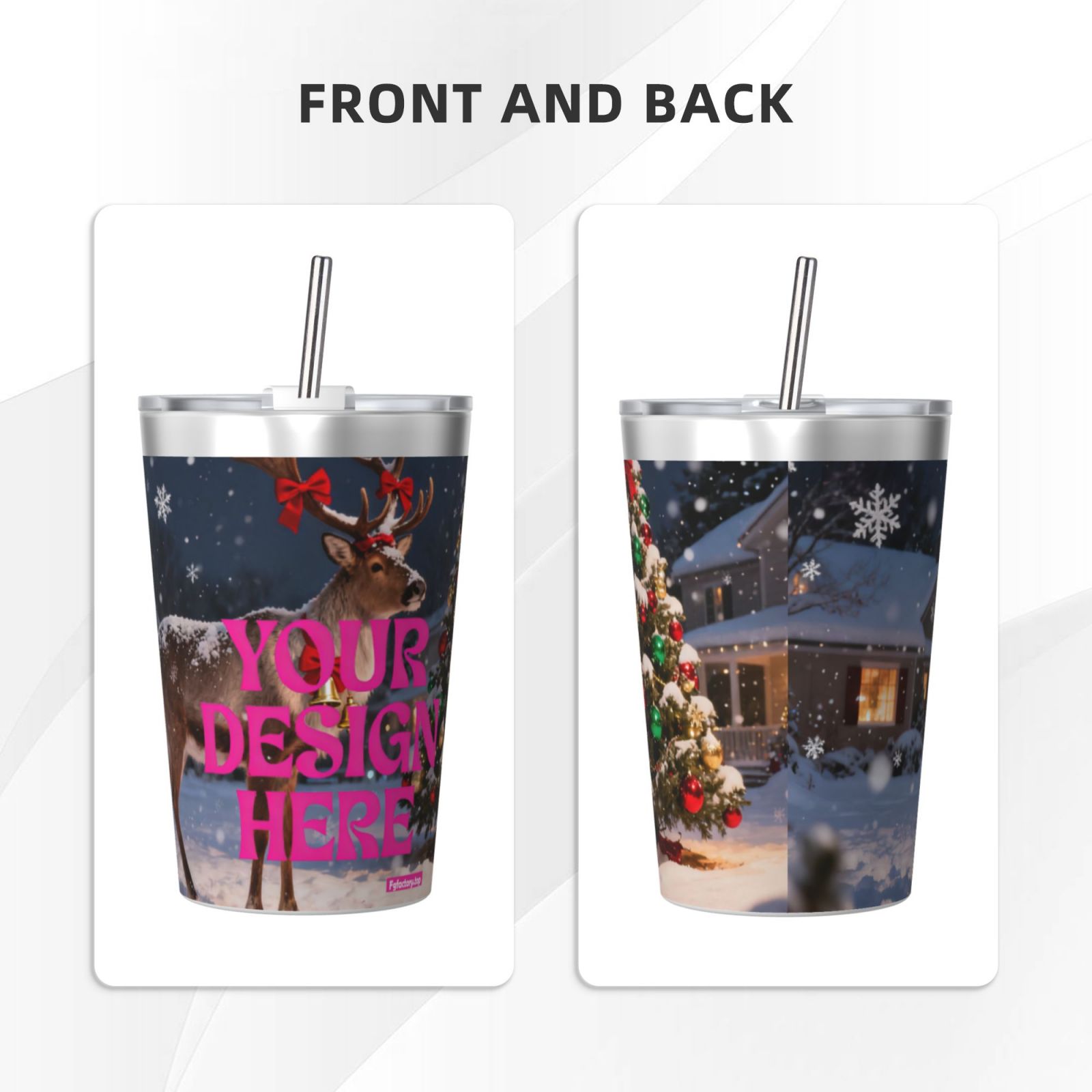 Customizable Stainless Steel Tumbler