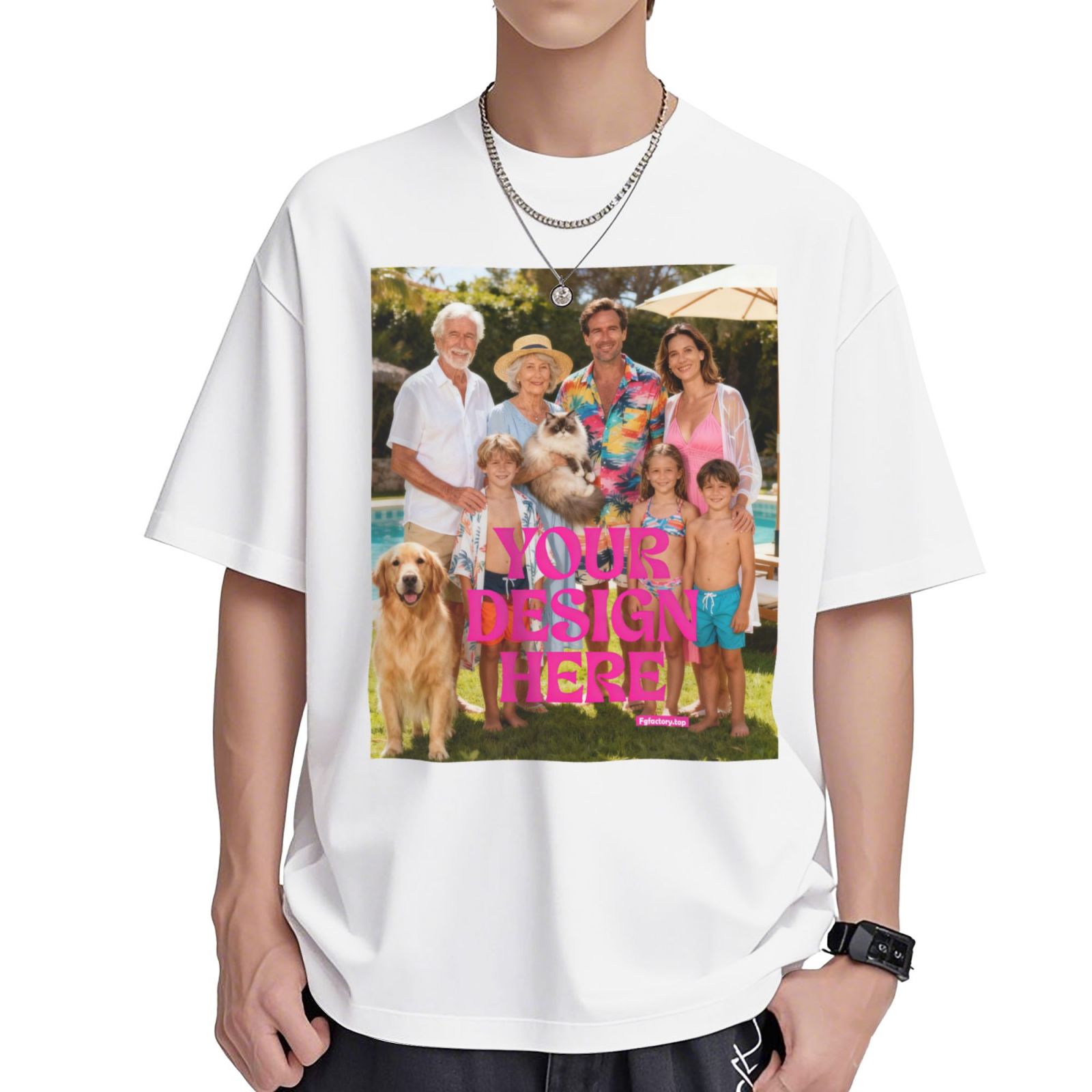 Custom Family Photo T-Shirt