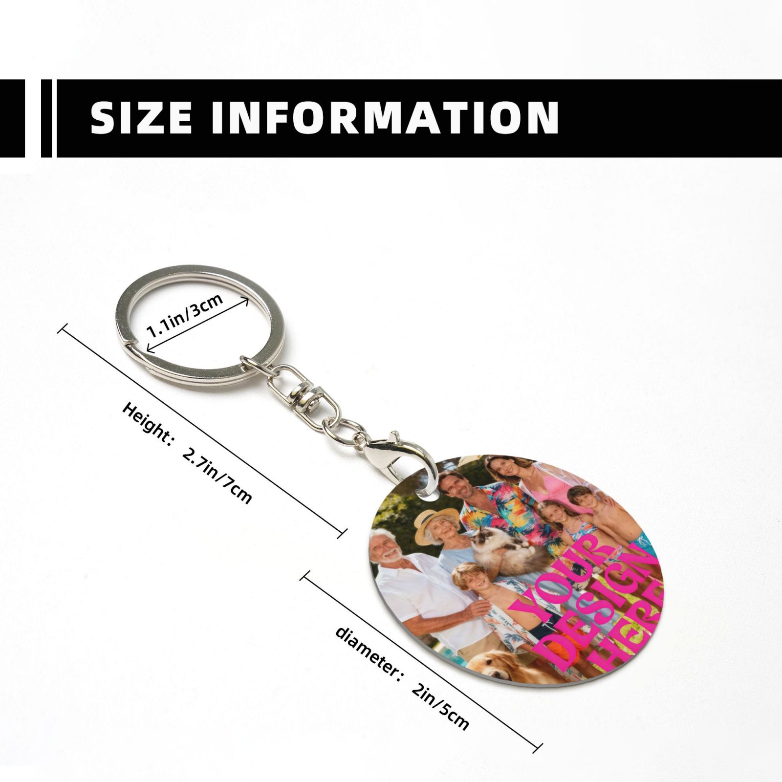 Custom Photo Keychain