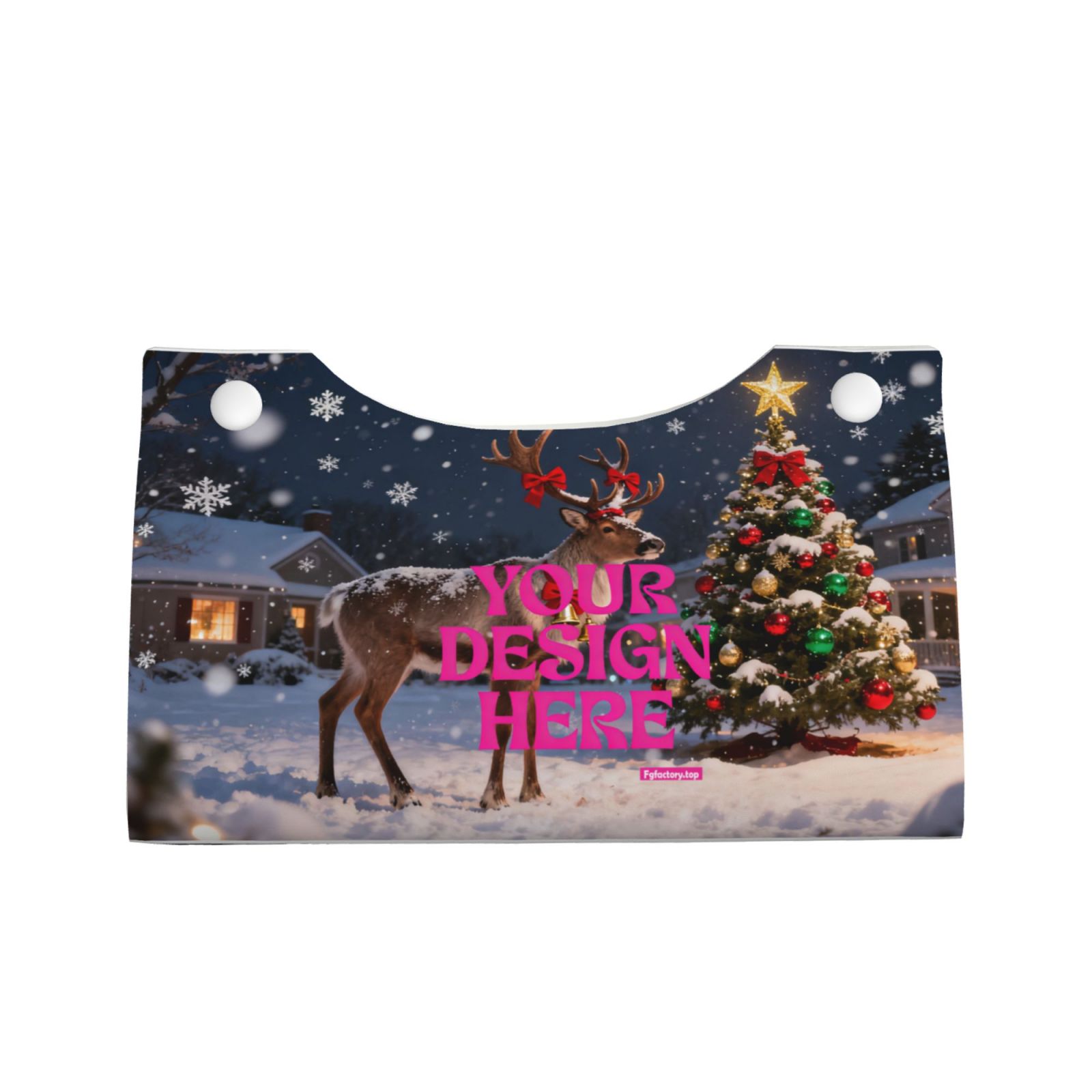 Christmas-themed Tissue Box