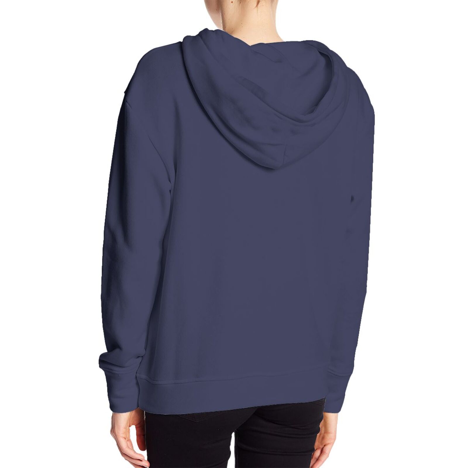 Family Photo Print Black Hoodie