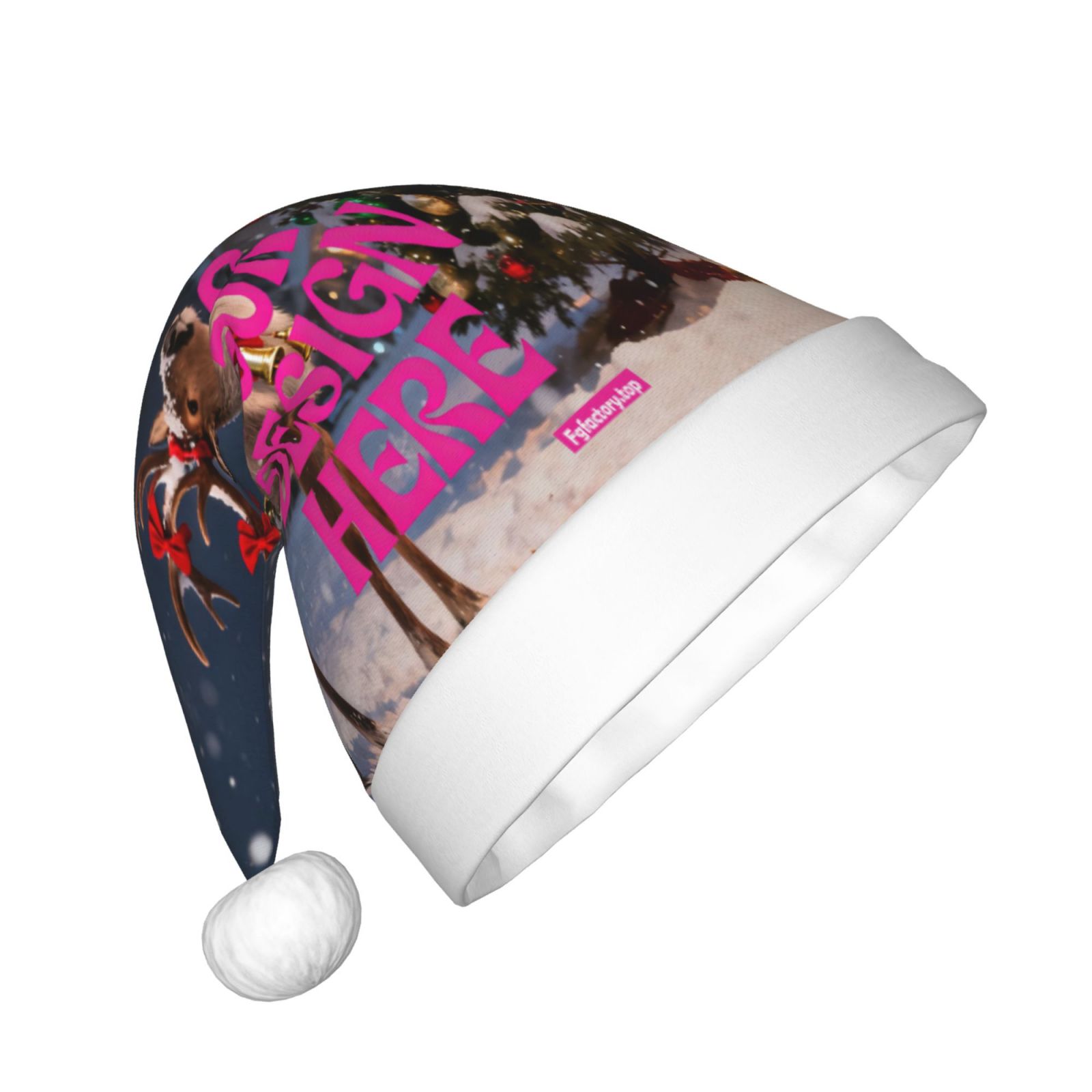 Custom Christmas Santa Hat