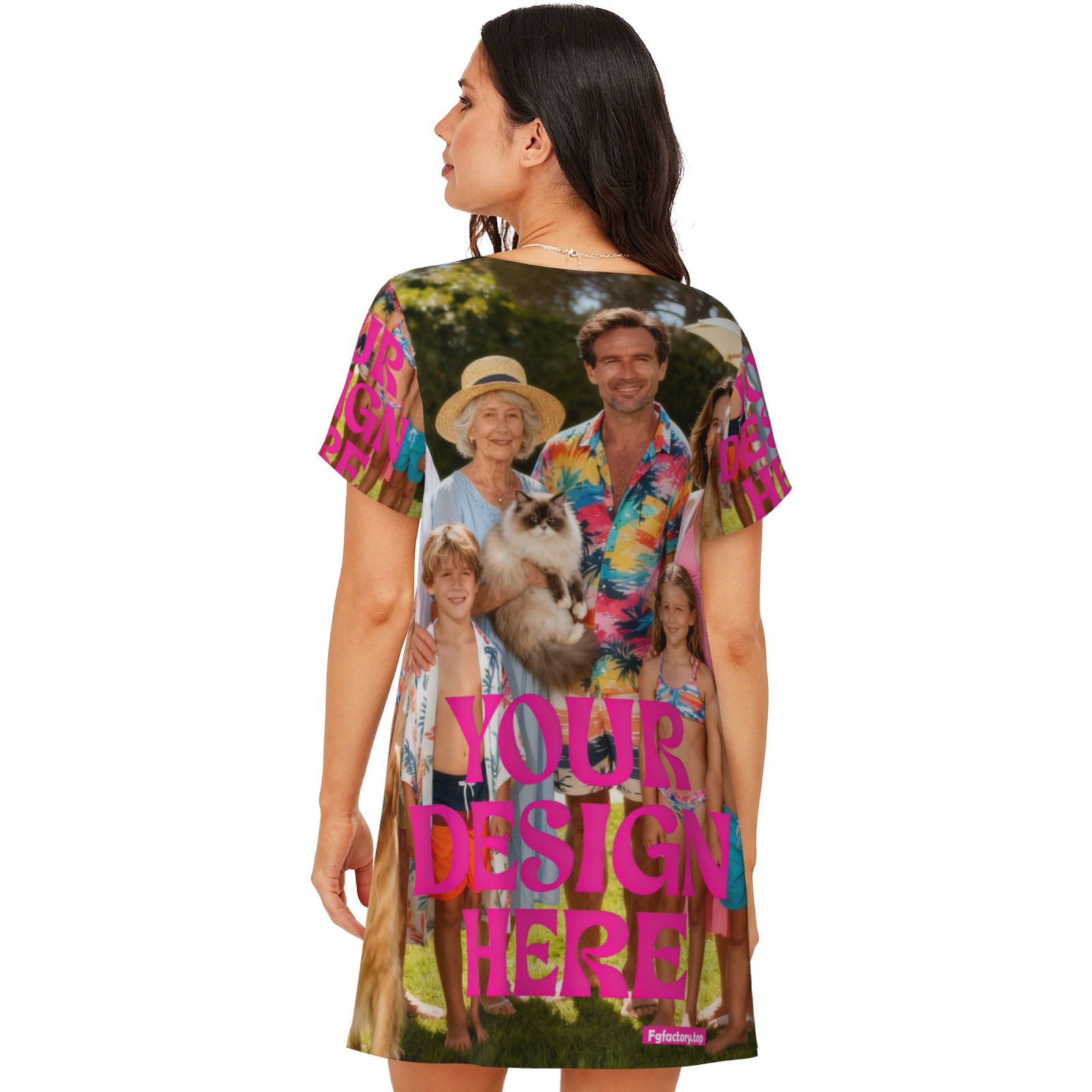 Custom Photo Printed Dress