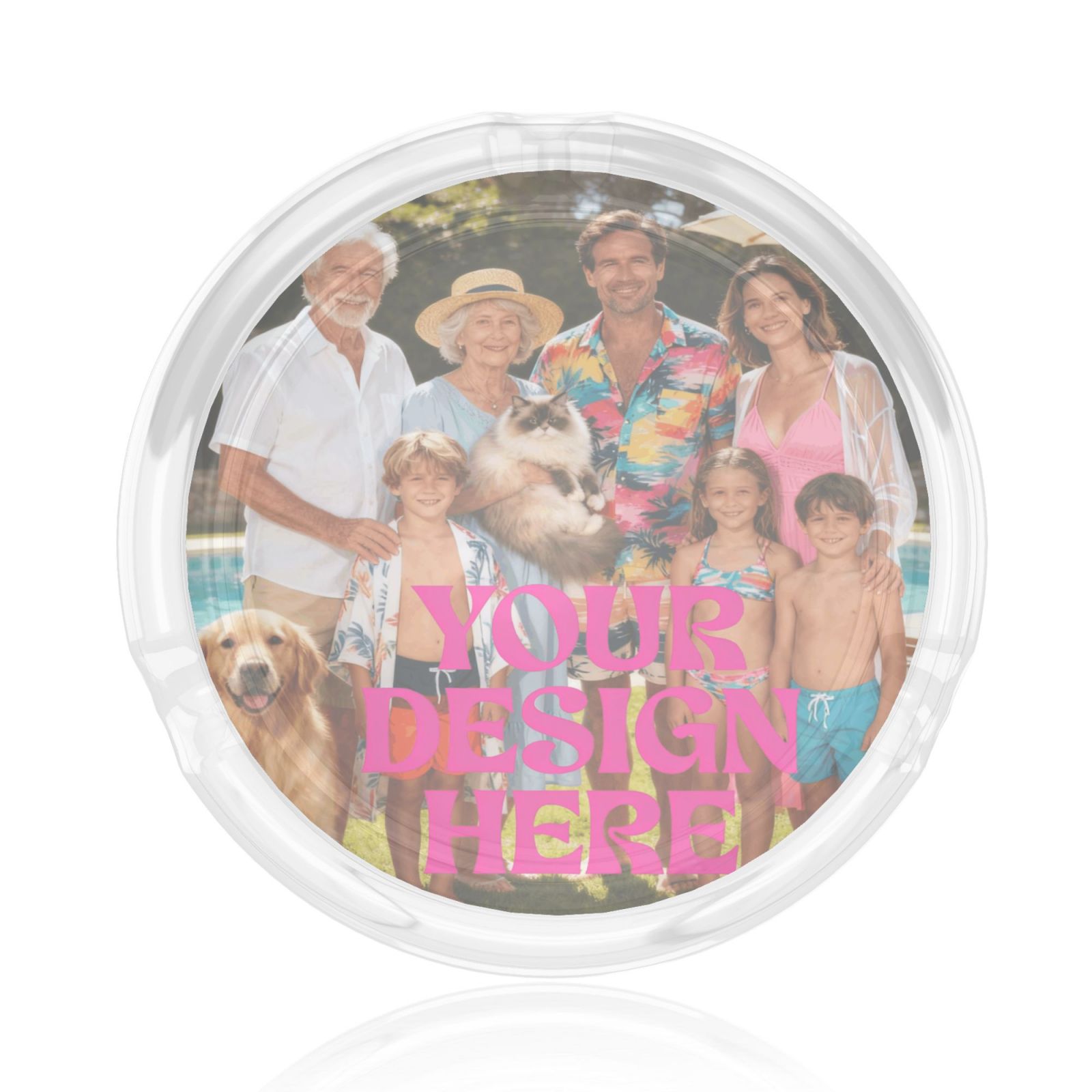 Custom Photo Ashtray