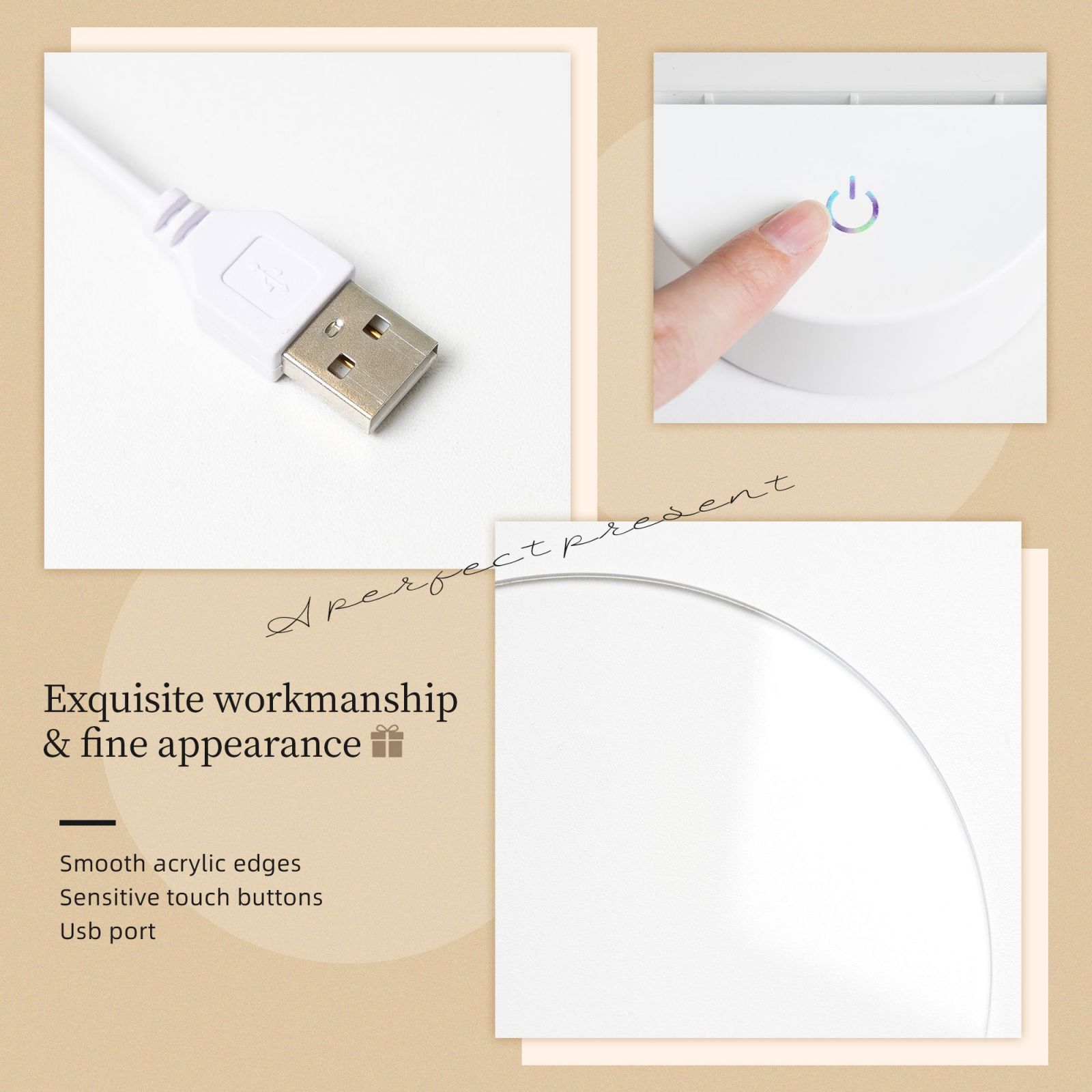 Custom LED Photo Lamp