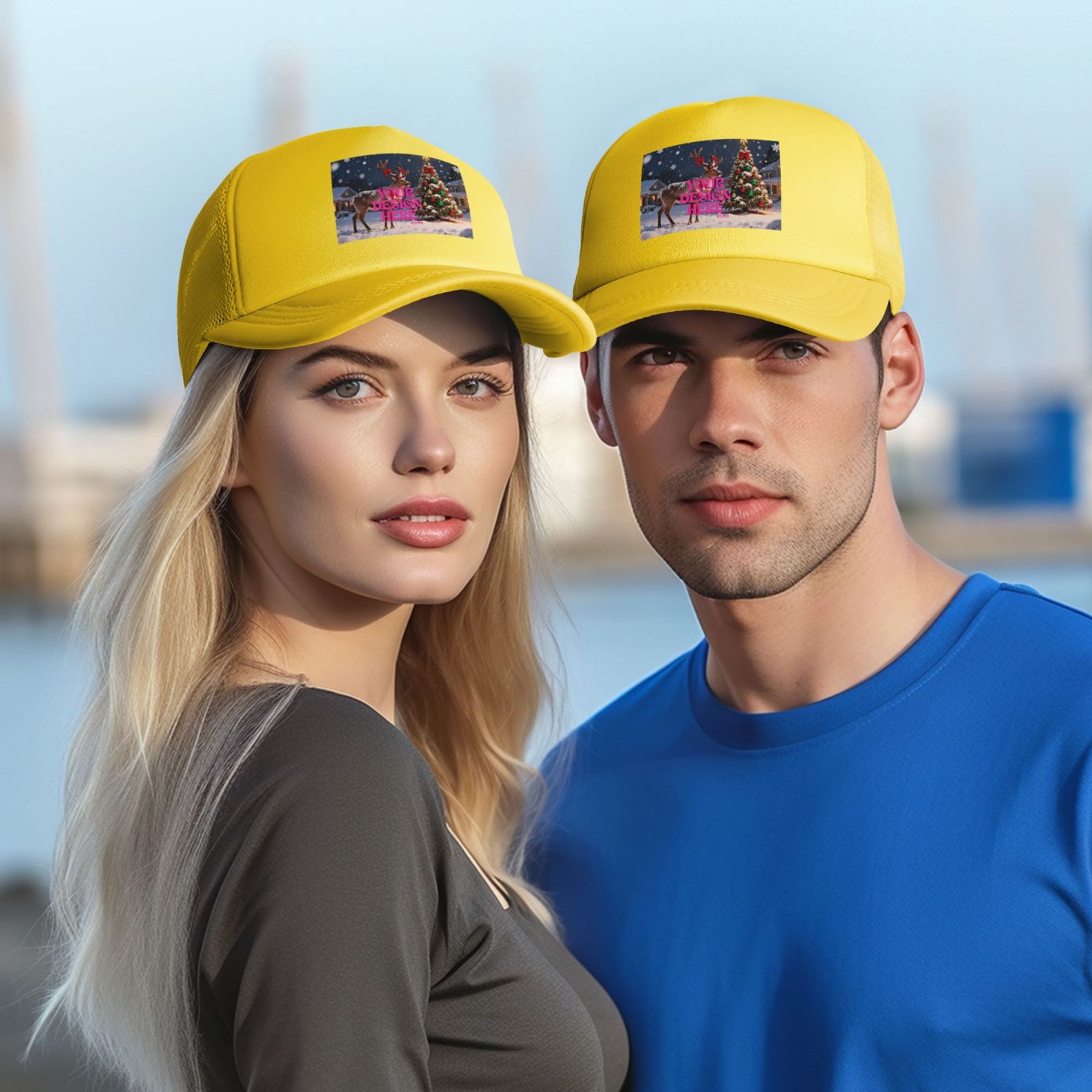 Personalized customized print on demand Mesh Cap