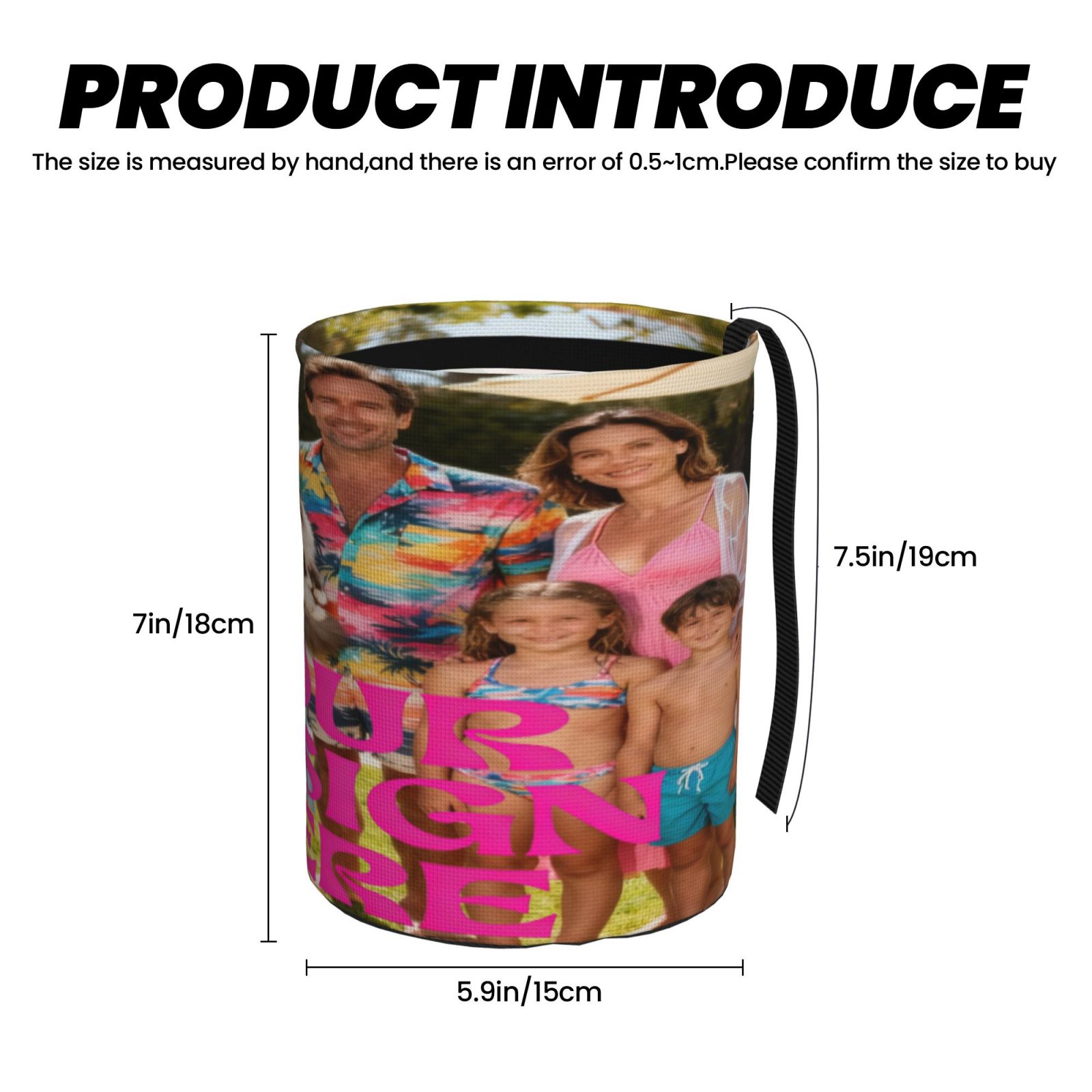 Customized personalized print on demand Car trash cans 