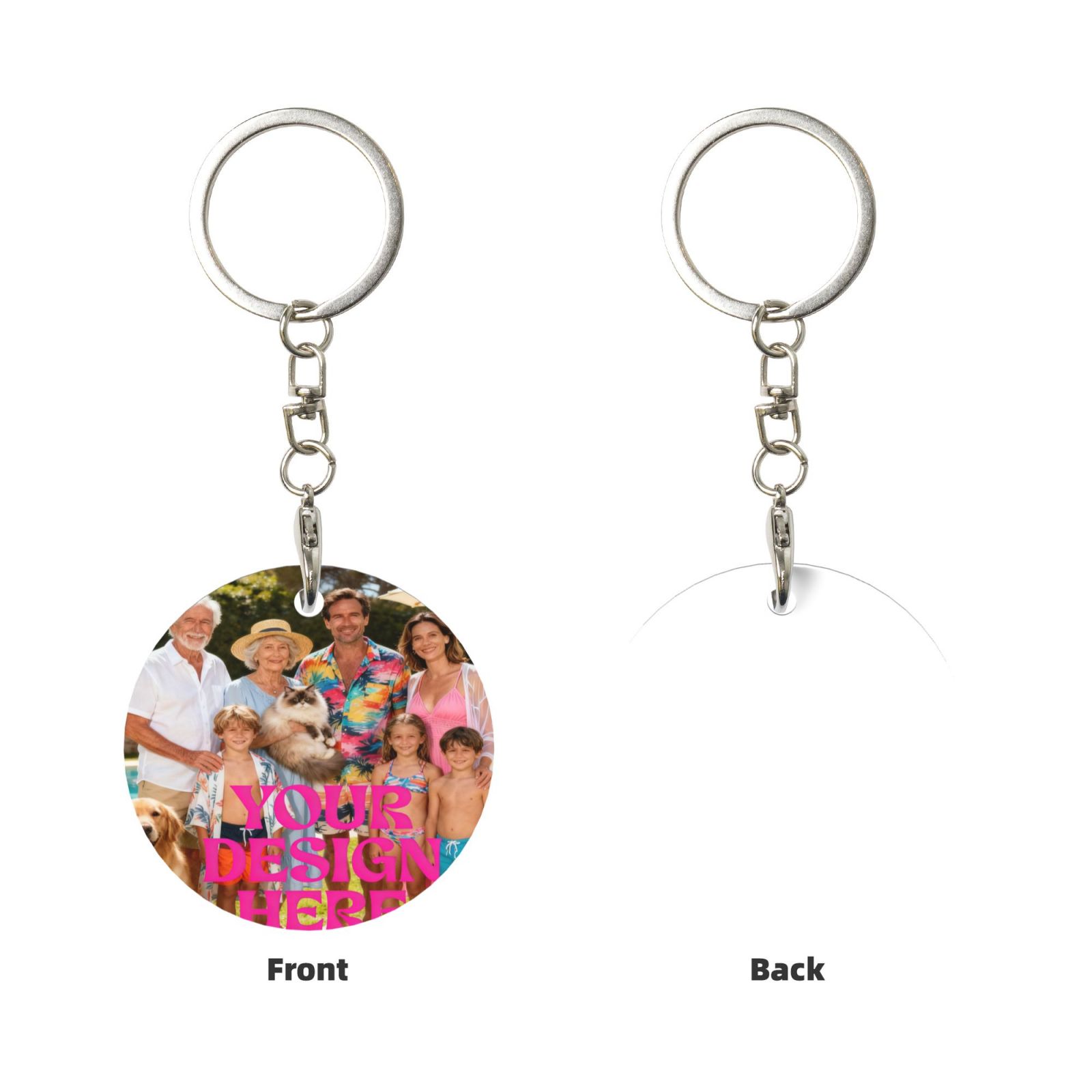 Custom Photo Keychain