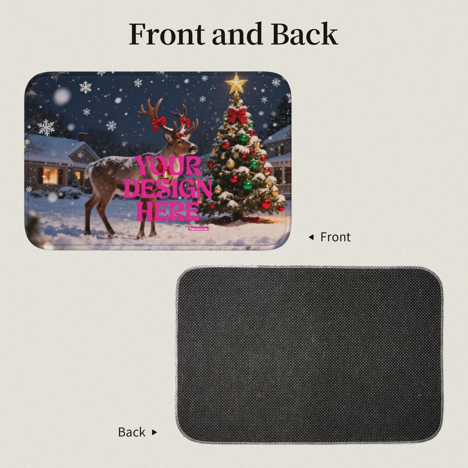 Custom print on demand Bathroom Mat