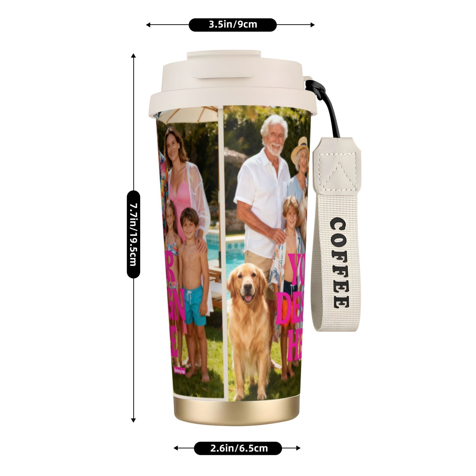 Custom Photo Travel Mug