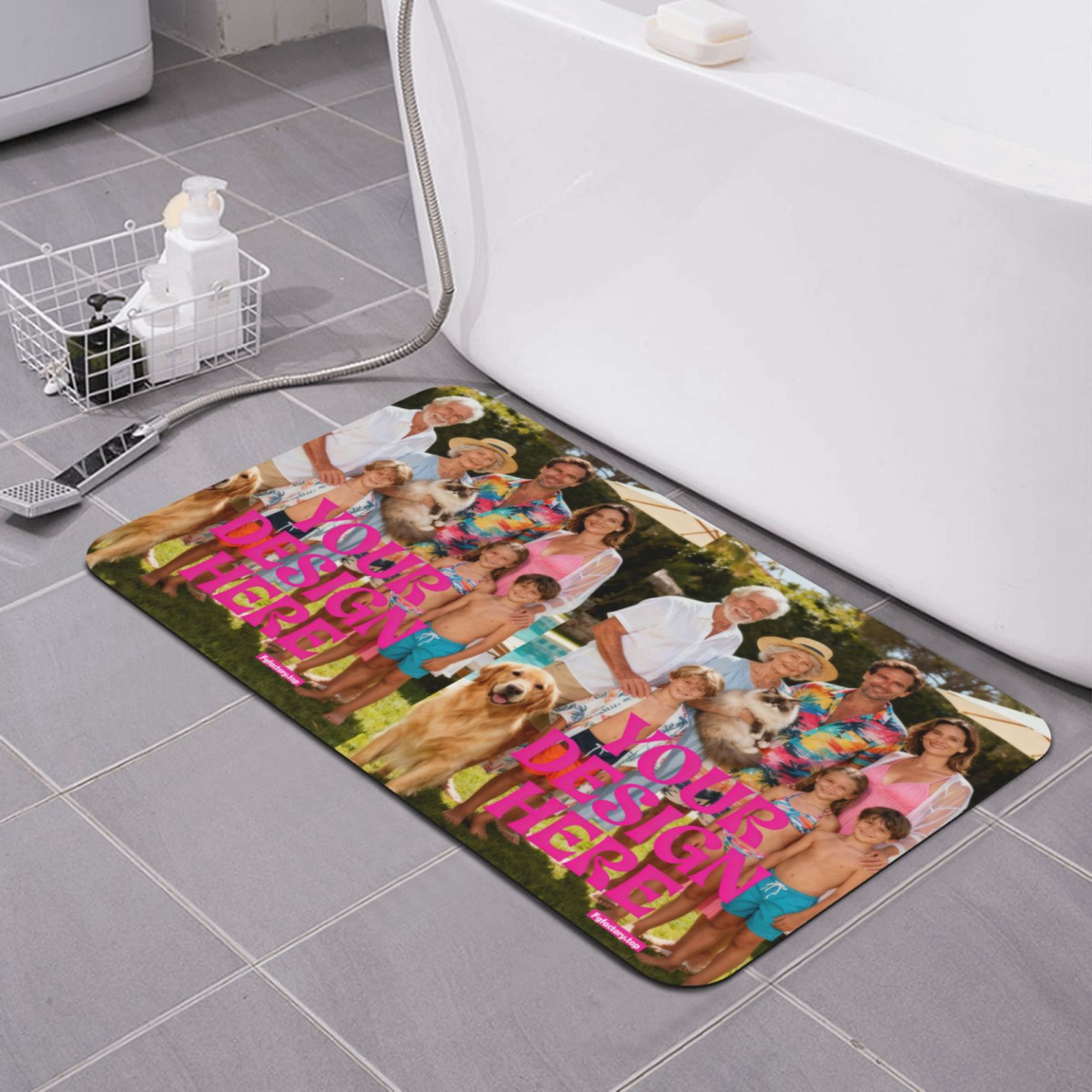 Custom Photo Bath Mat
