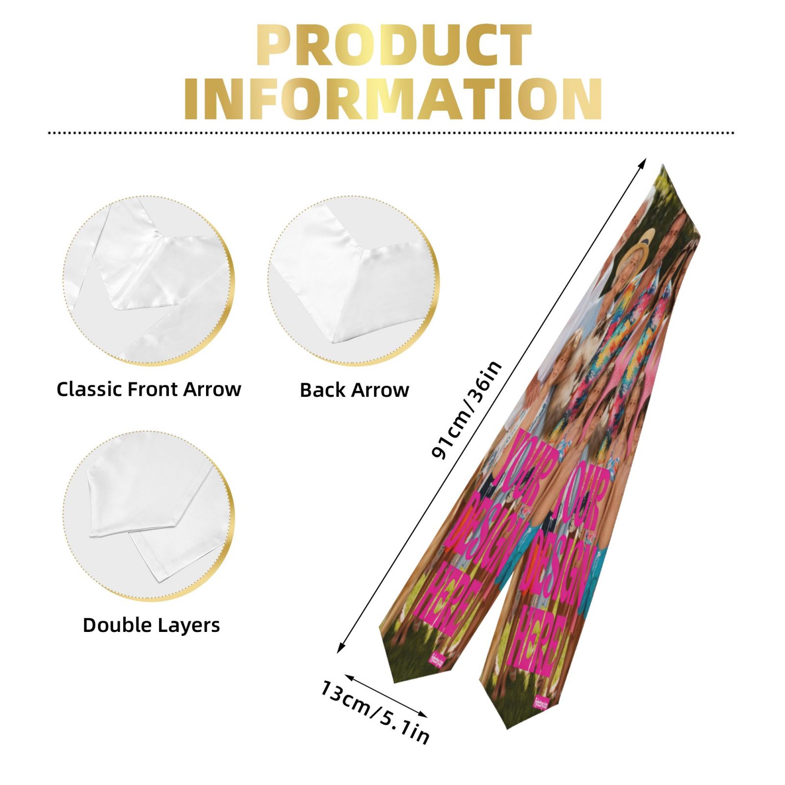 Customized personalized print on demand Graduation Gown 