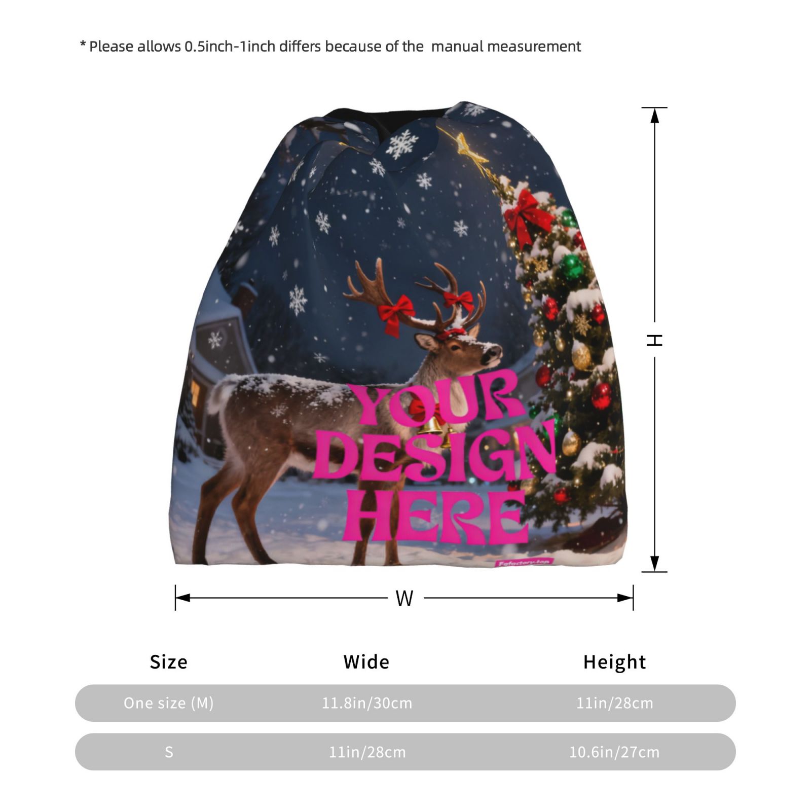 customized print on demand  Satin Bonnet