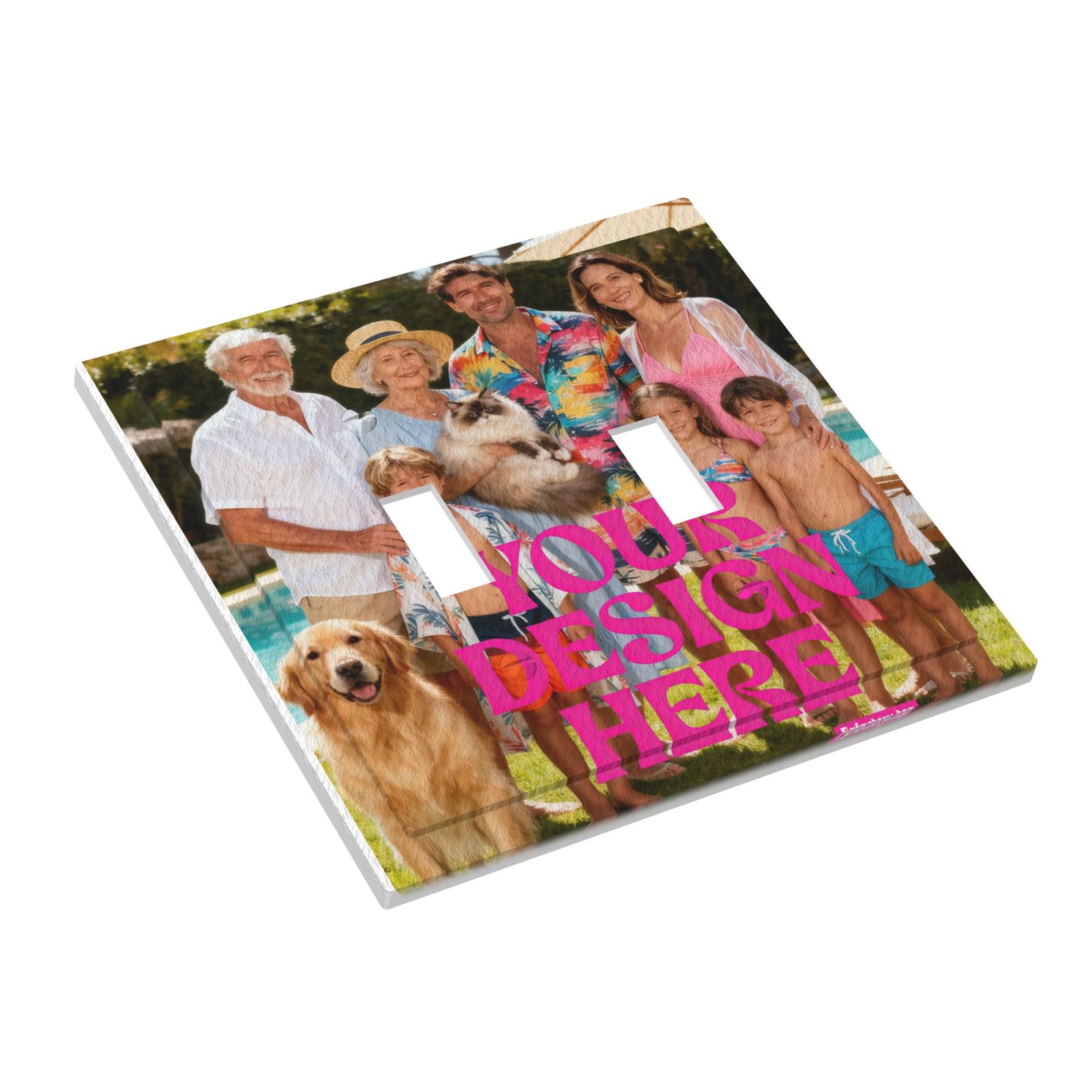 Custom Photo Light Switch Cover 3pcs