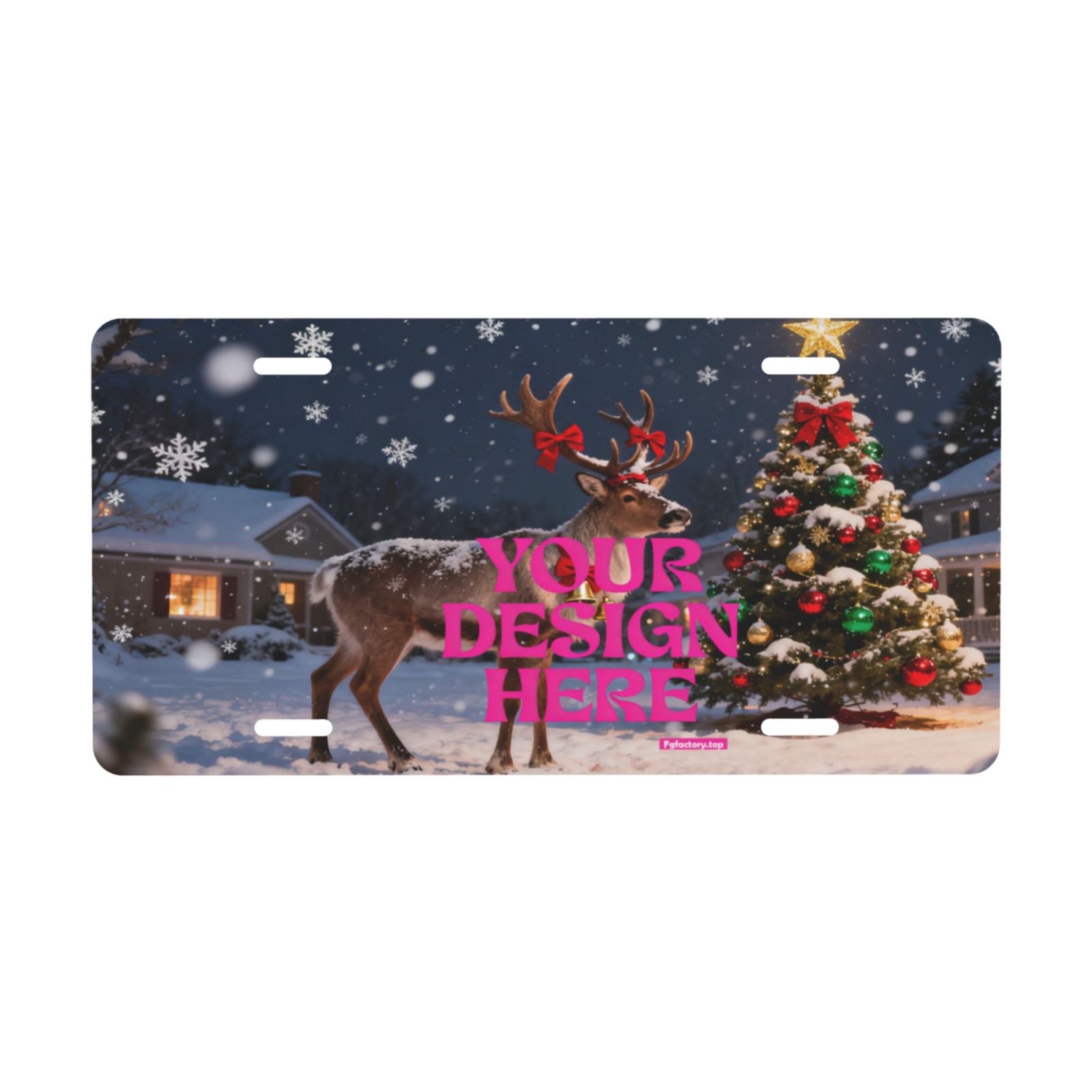 Customized personalized print on demand  License Plate