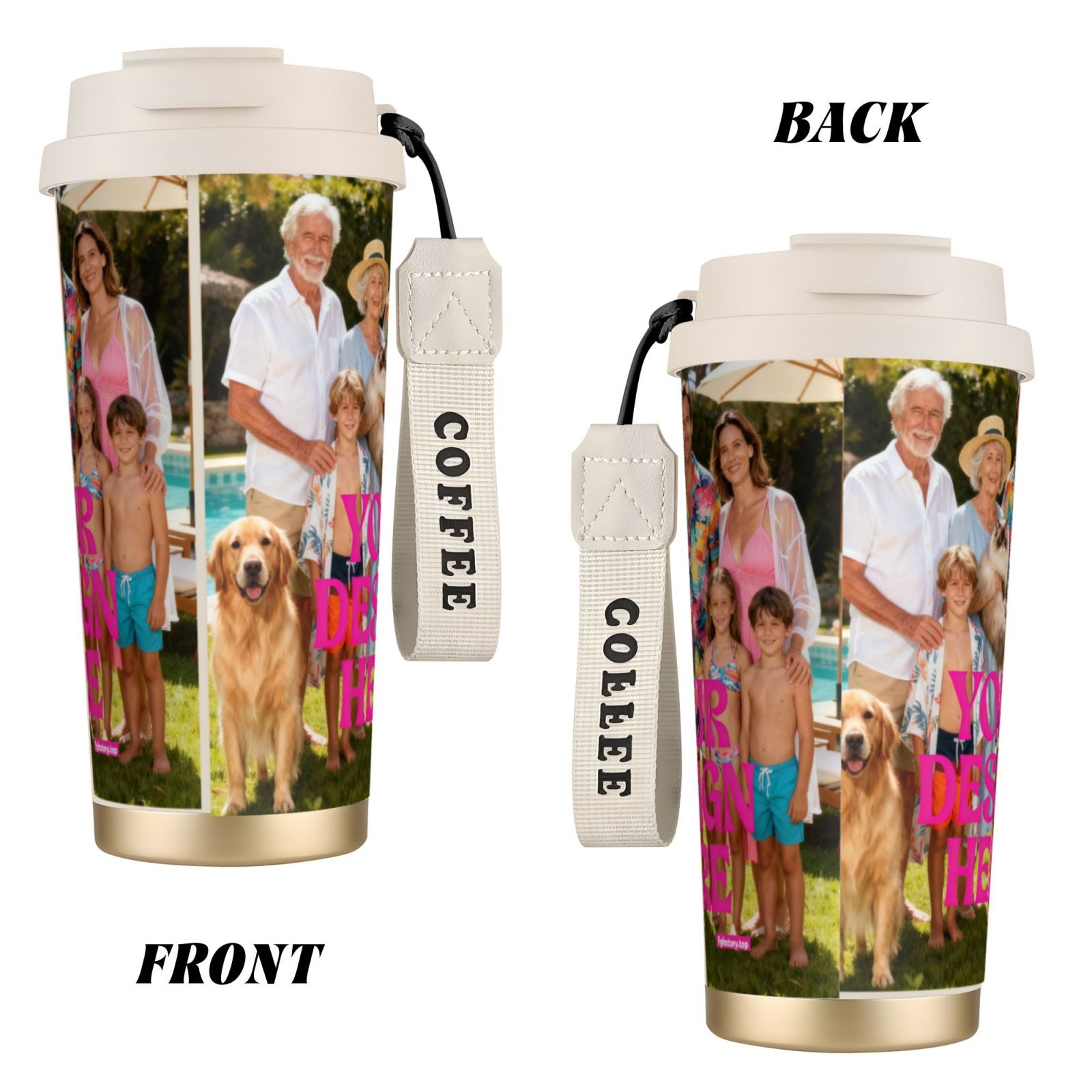 Custom Photo Travel Mug