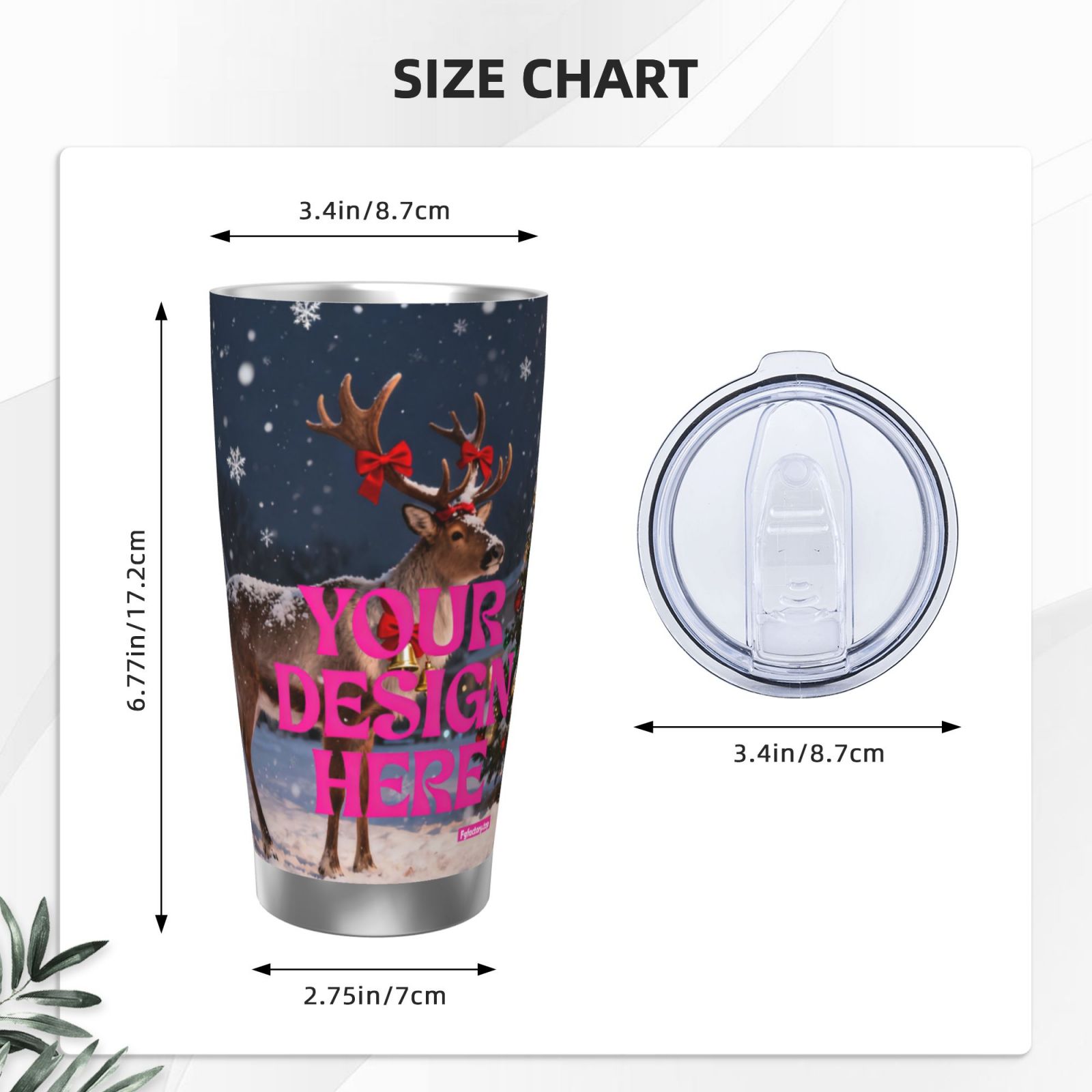 Custom Christmas Tumbler