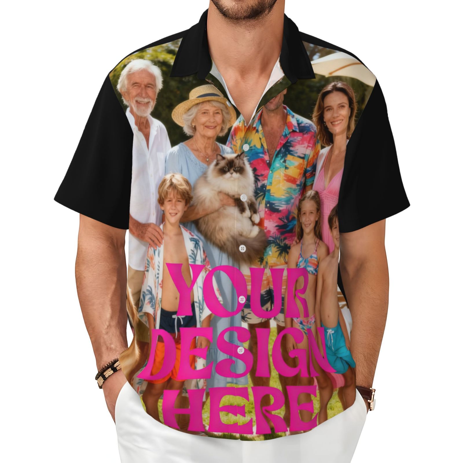 Custom Printed Beach Shirt