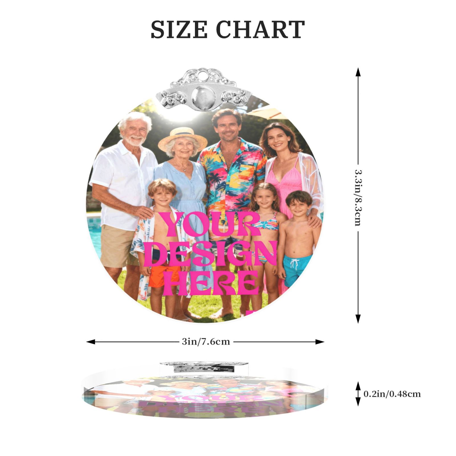 Custom Photo Ornament