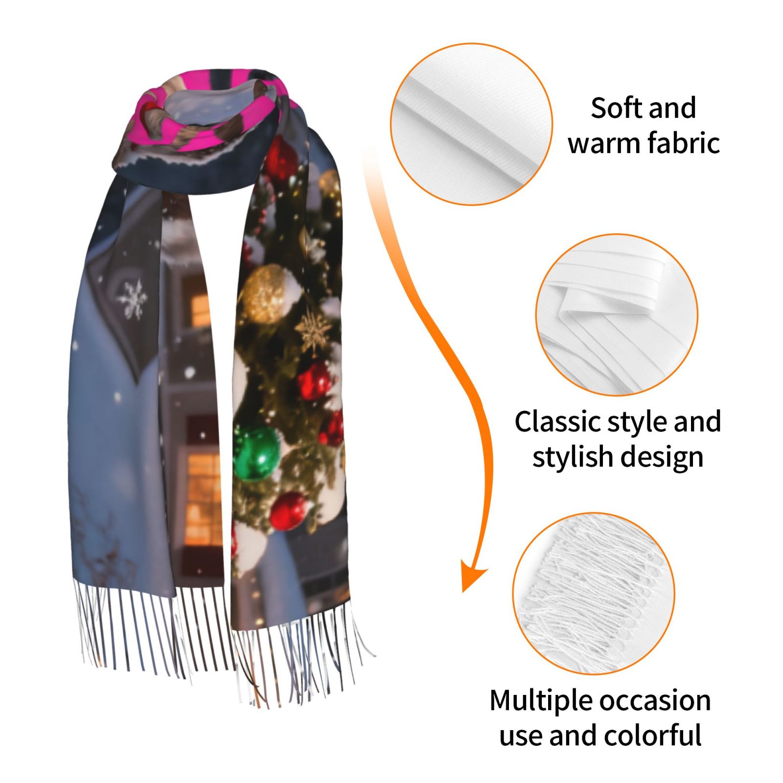 Customized print on demand Scarf