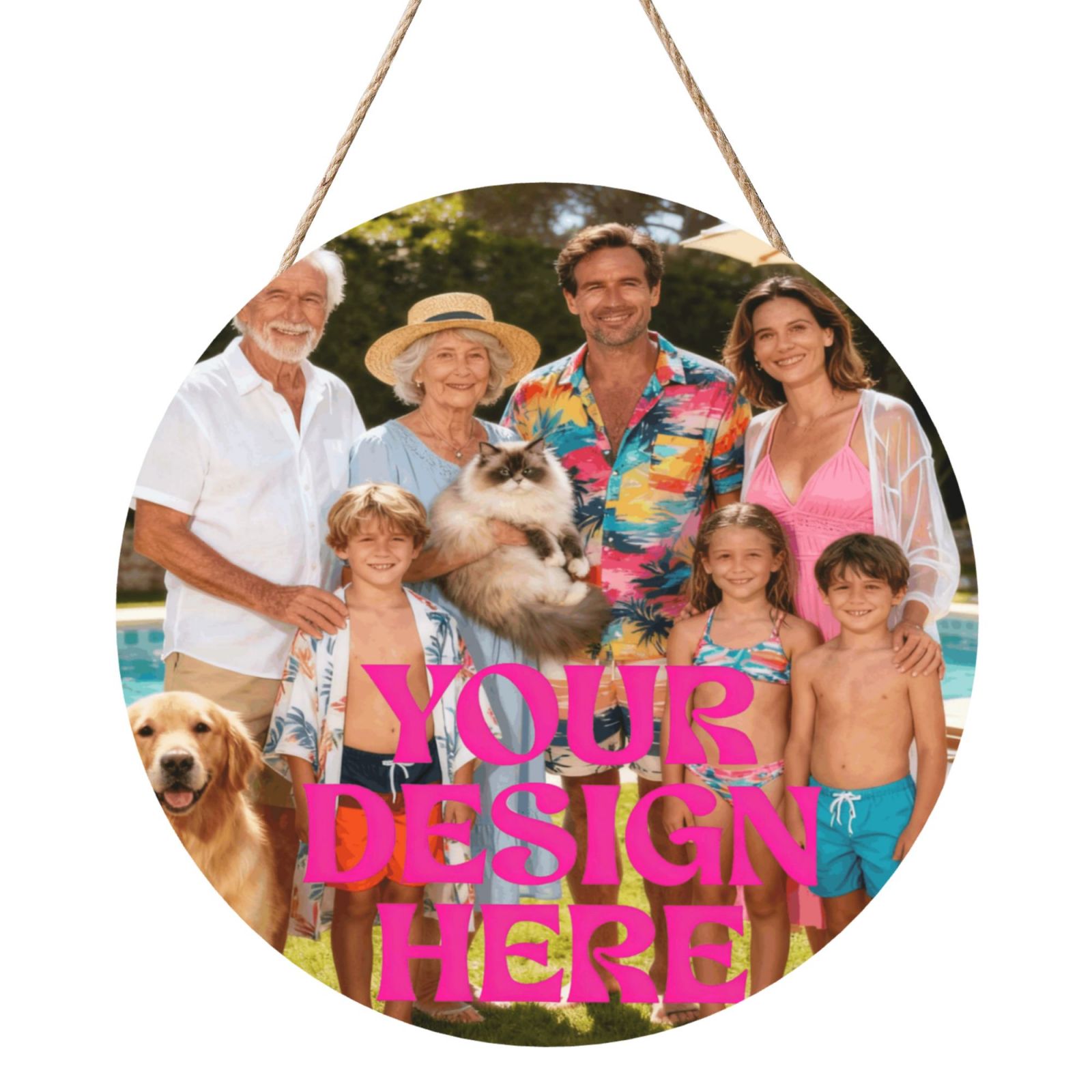 Custom Photo Door Sign