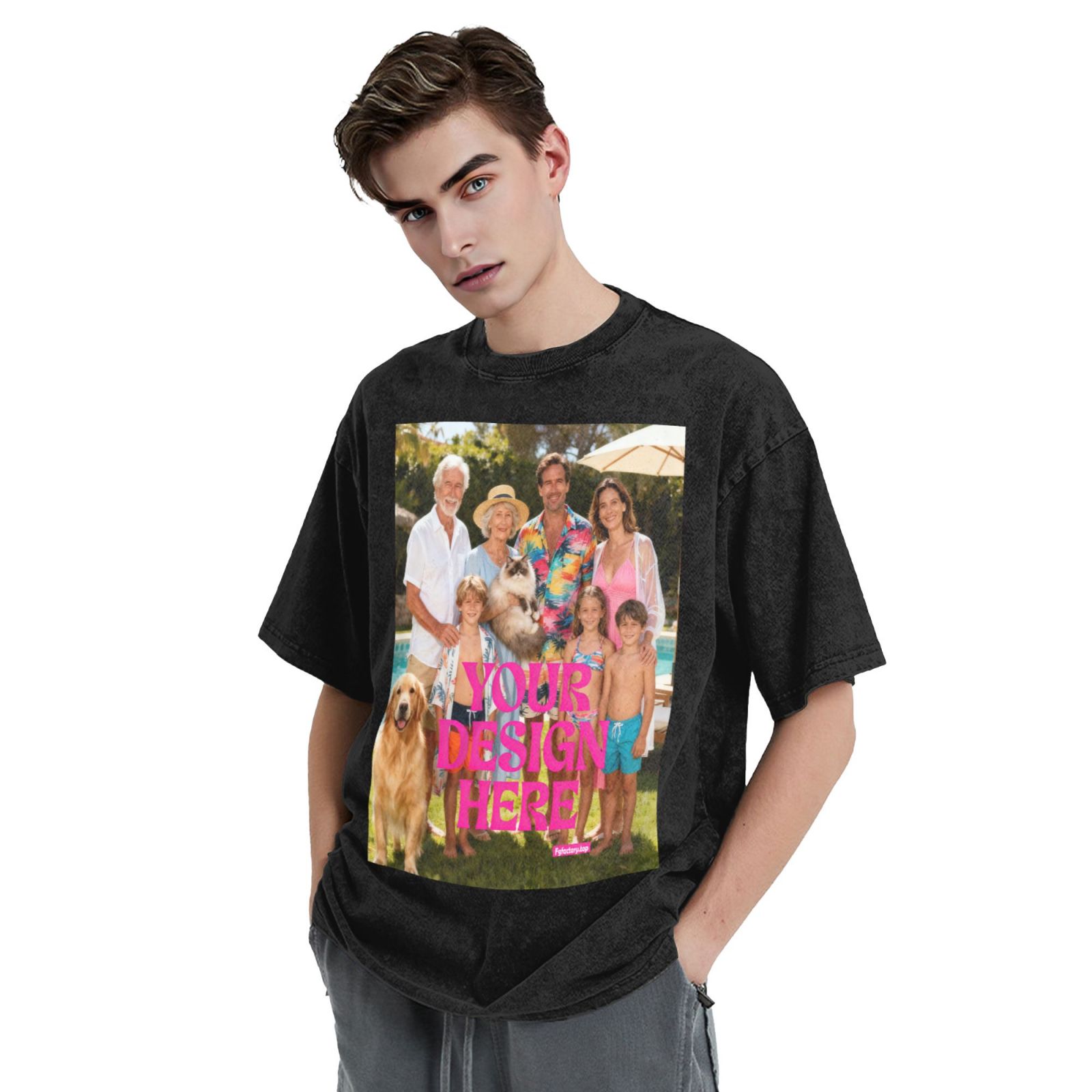 Custom Photo Print T-Shirt