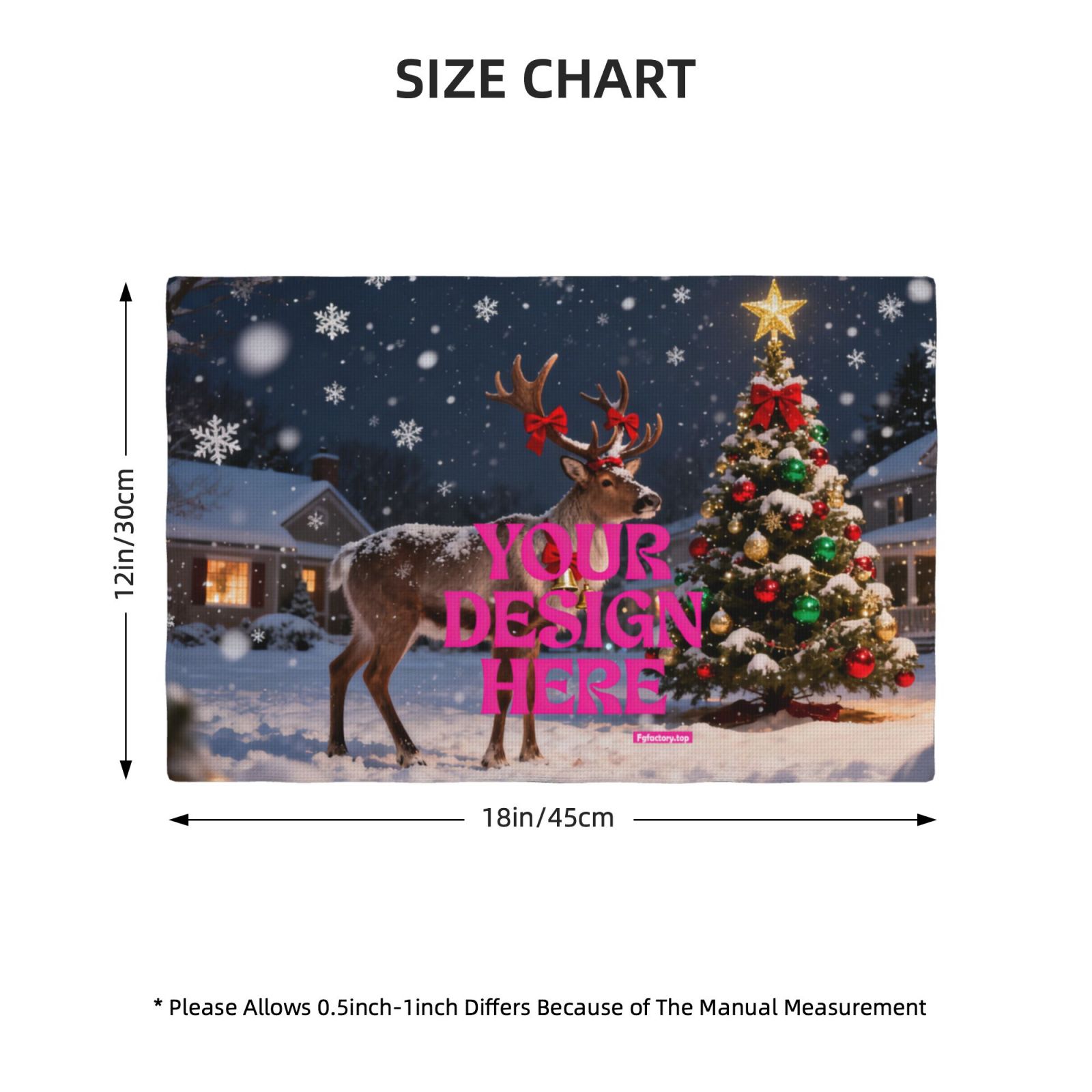 Custom Christmas Placemat