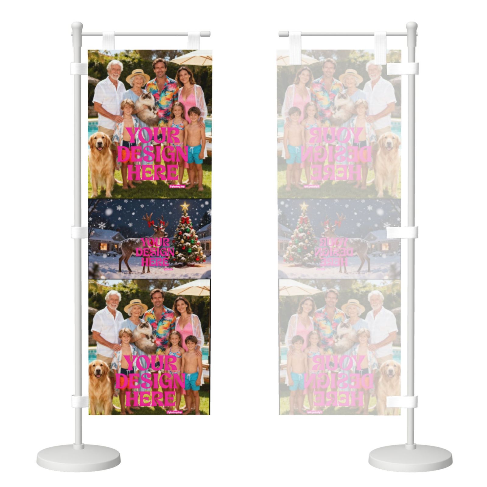 Delicious Sushi Rolls flag 2pcs