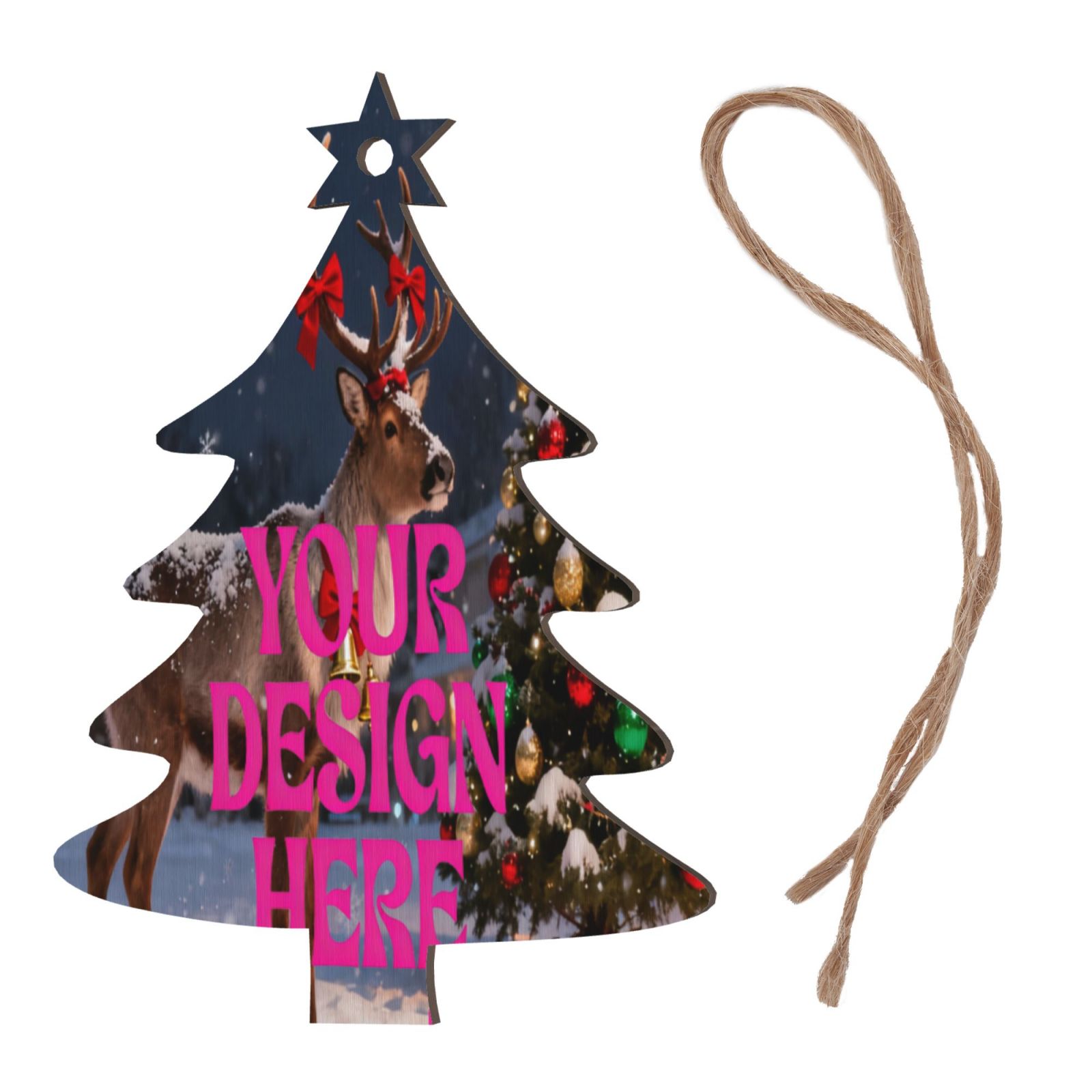 Custom Christmas Tree Ornament