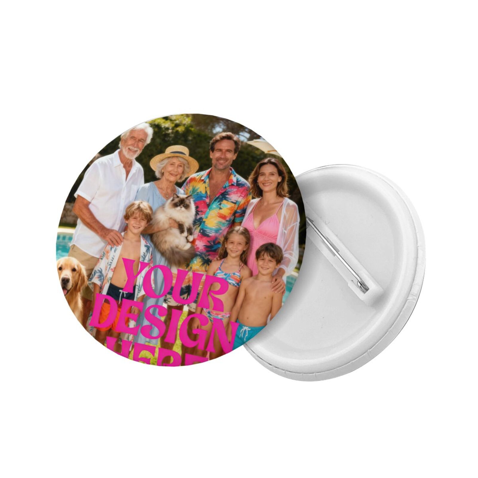 Custom Round Photo Button