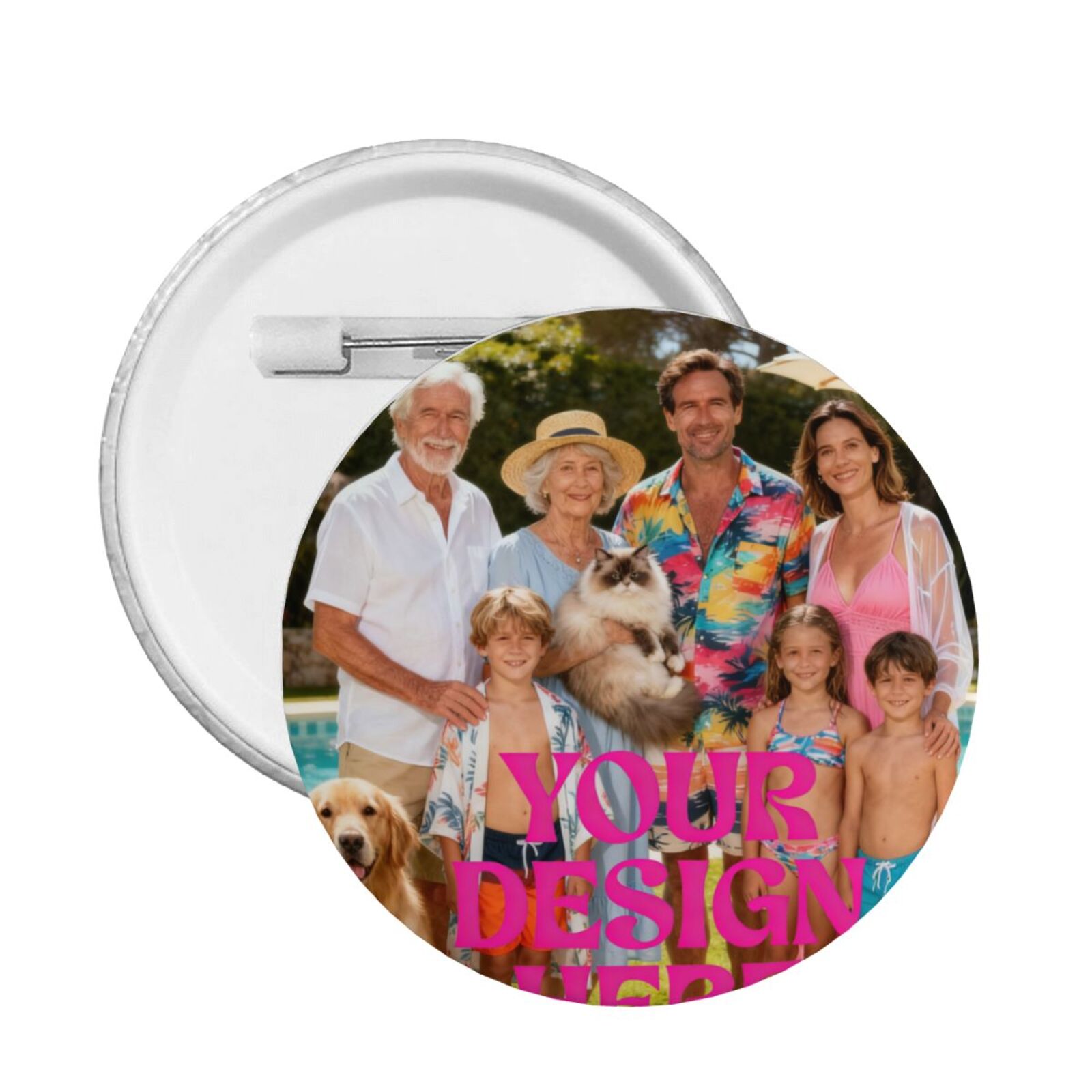 Custom Round Photo Button
