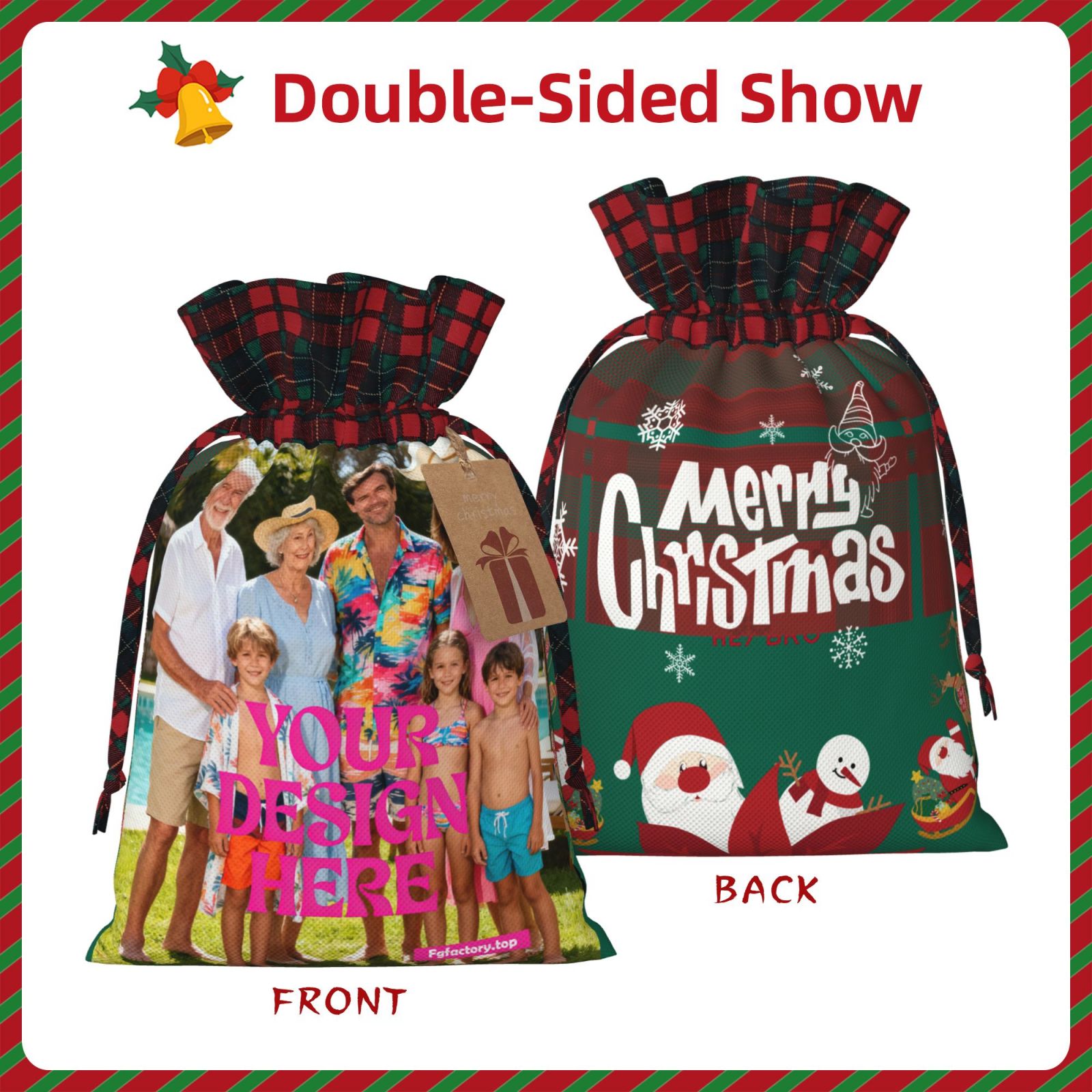 Personalized Photo Gift Bag